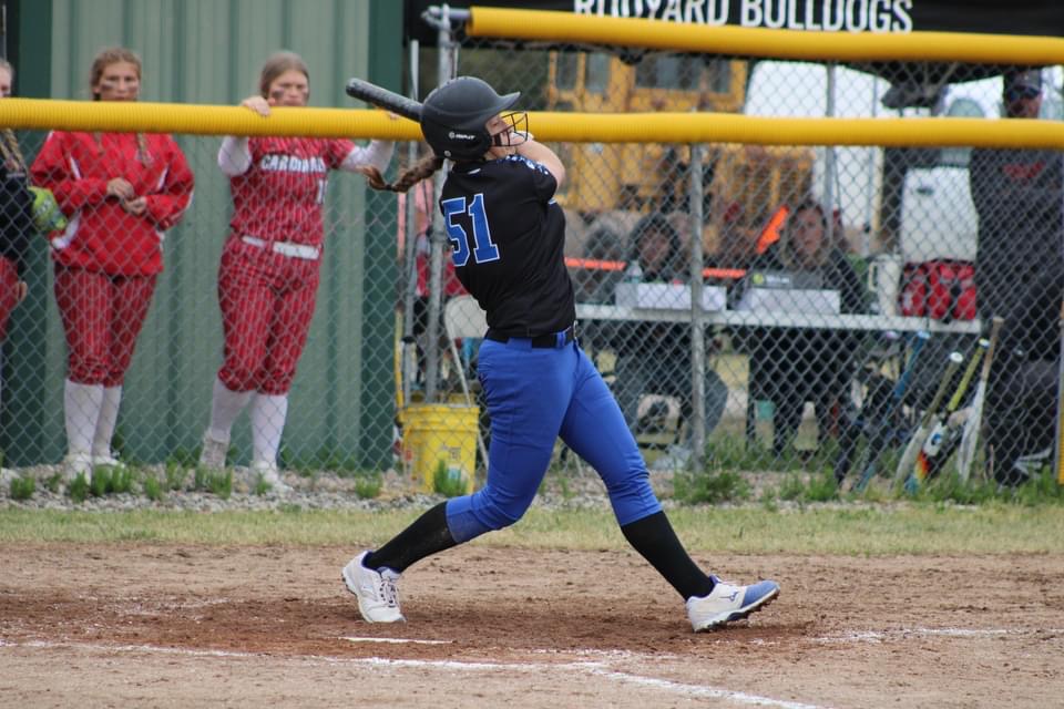 Inland Lakes Natalie Wandrie hit a school record 24 home runs during the 2023 season