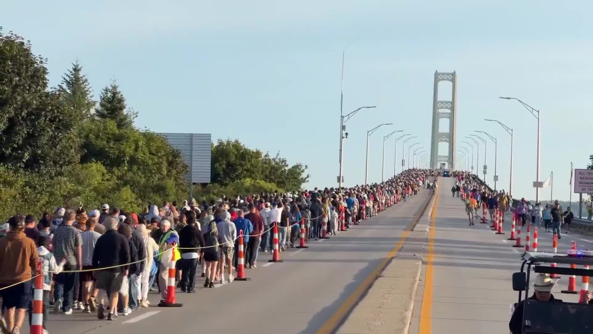 Statewide agencies coordinate Mackinac Bridge Walk security