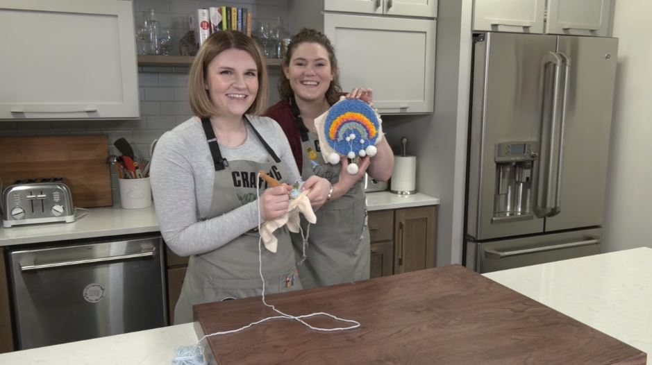 Crafting with the Katies: The Katies try a punch art kit