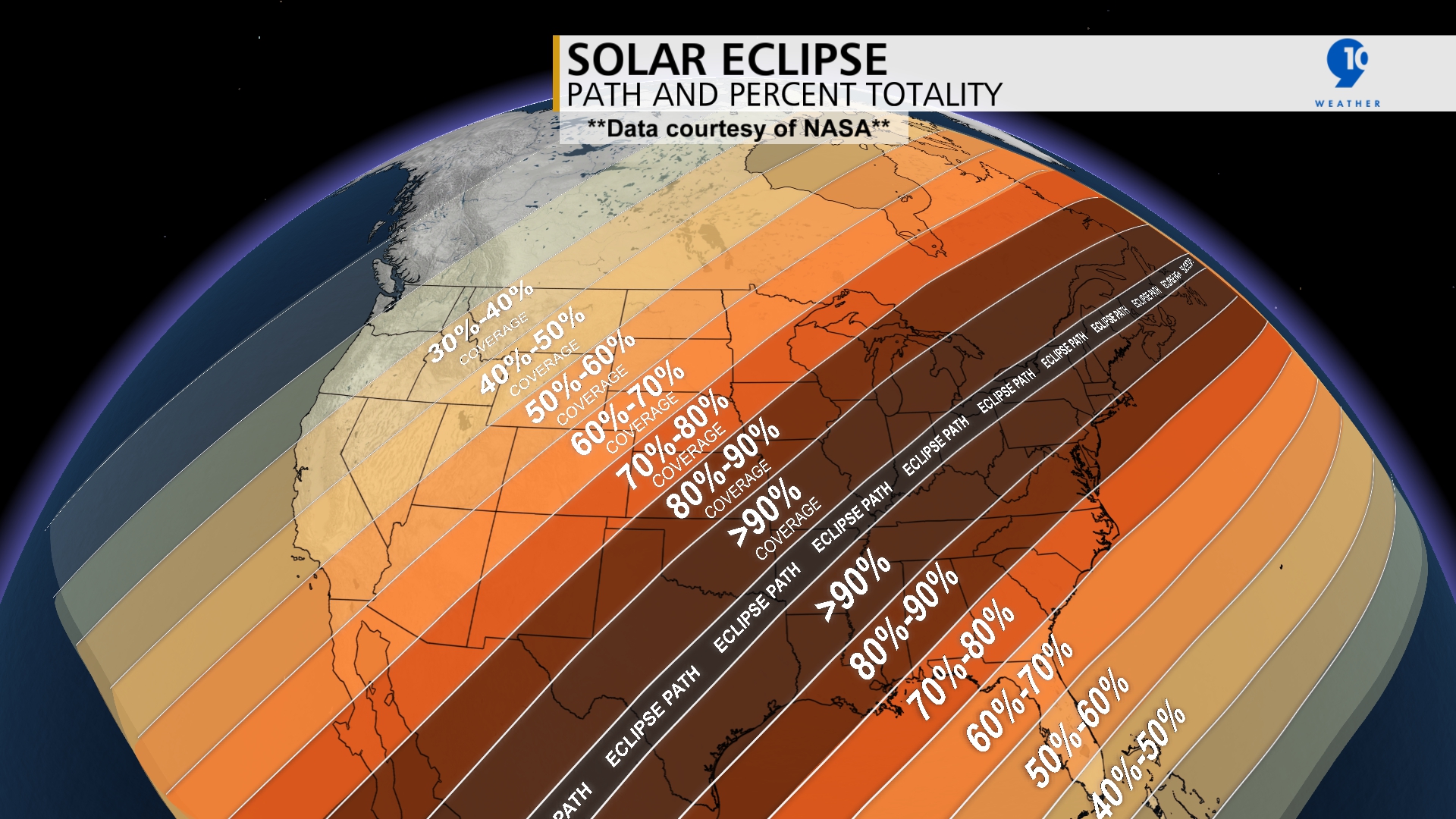 The Path of the 2024 Solar Eclipse