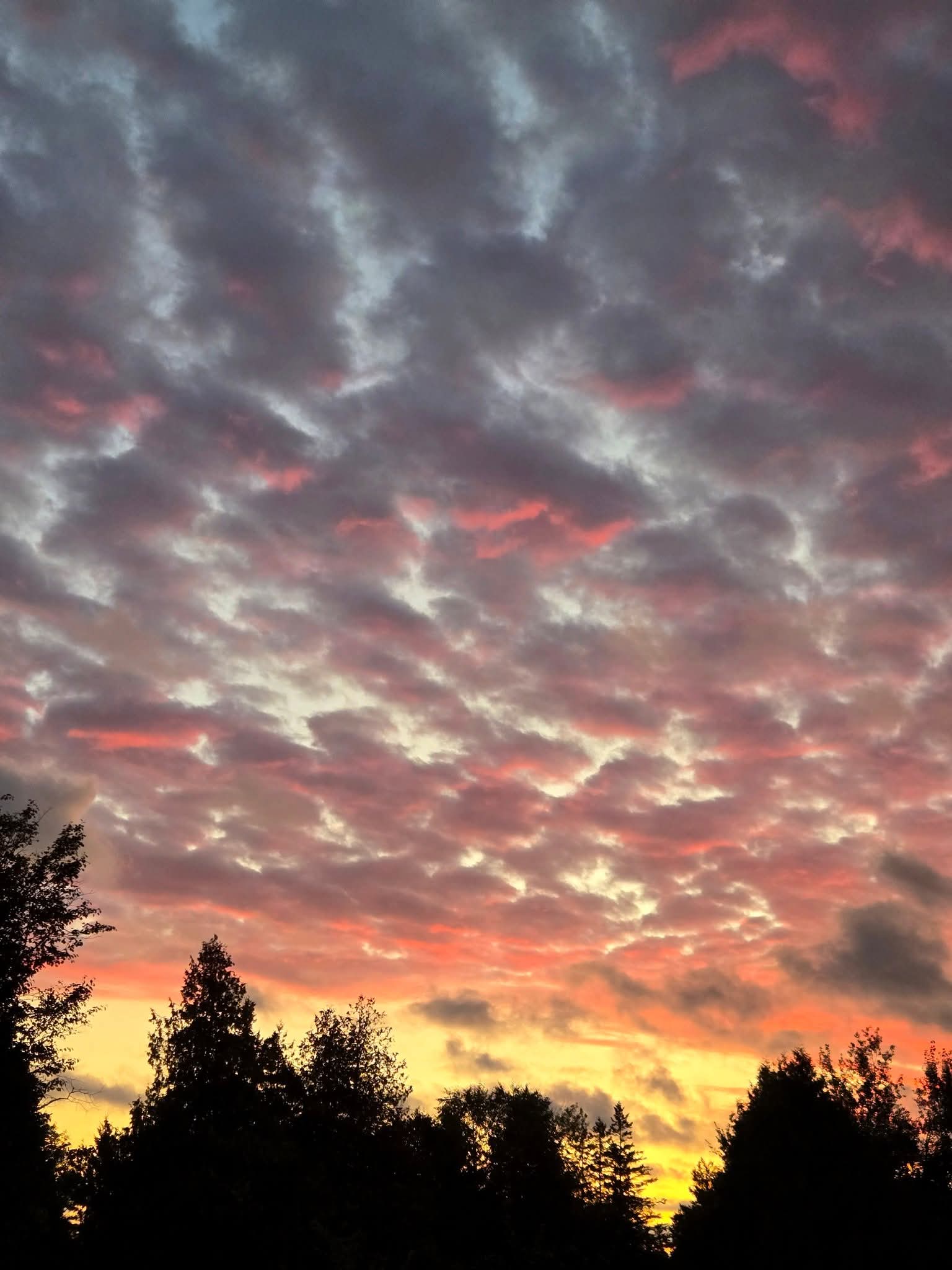 Wow what gorgeous skies this morning! How could being greeted with such beauty ever get old?  #YooperForLife
