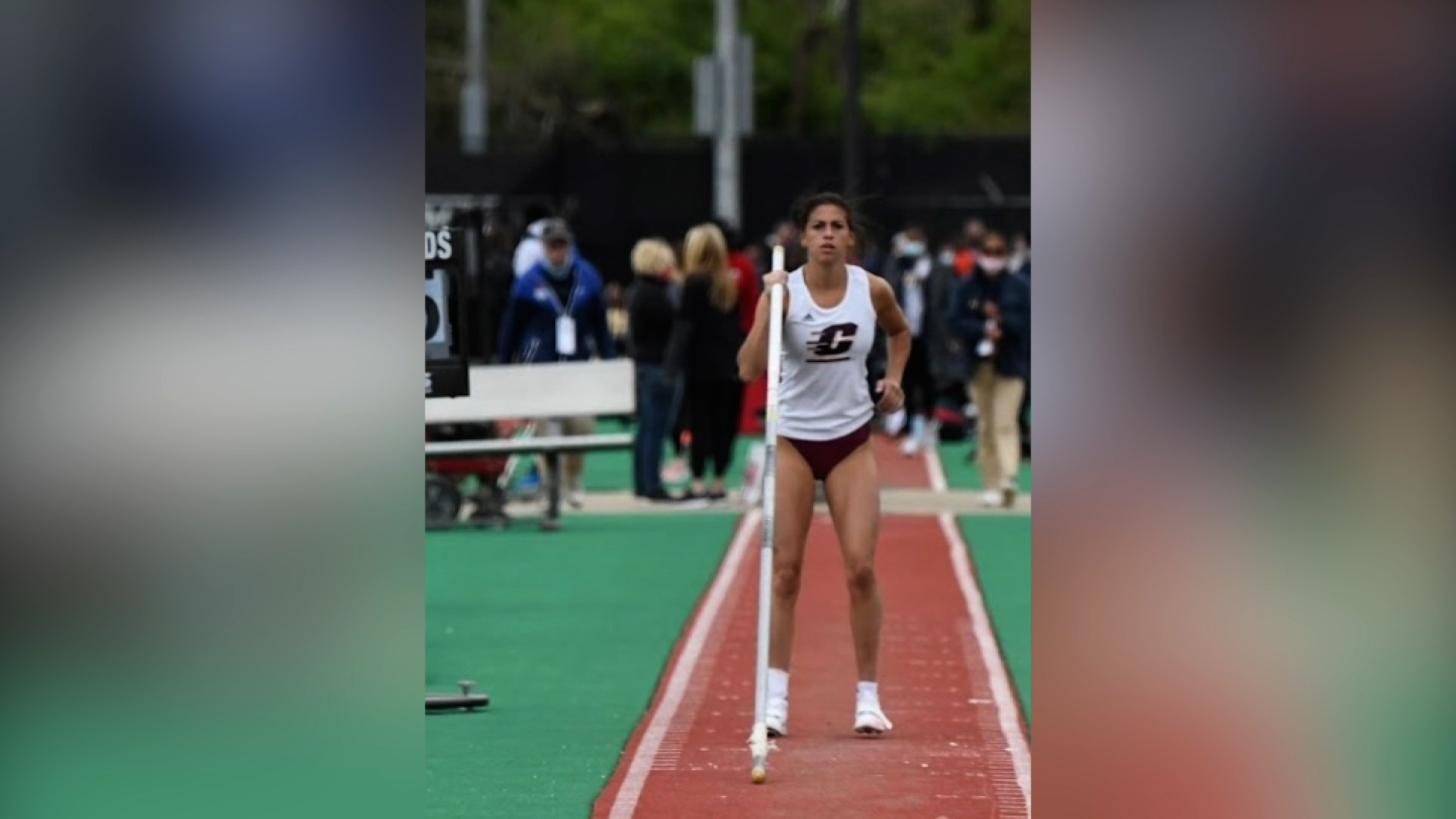 Clare Alum Staley Breaks CMU Pole Vaulting Record 9&10 News