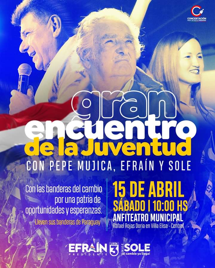 Pepe Mujica viene a Paraguay para apoyar a la Concertación y participará de un encuentro con jóvenes - Política - ABC Color