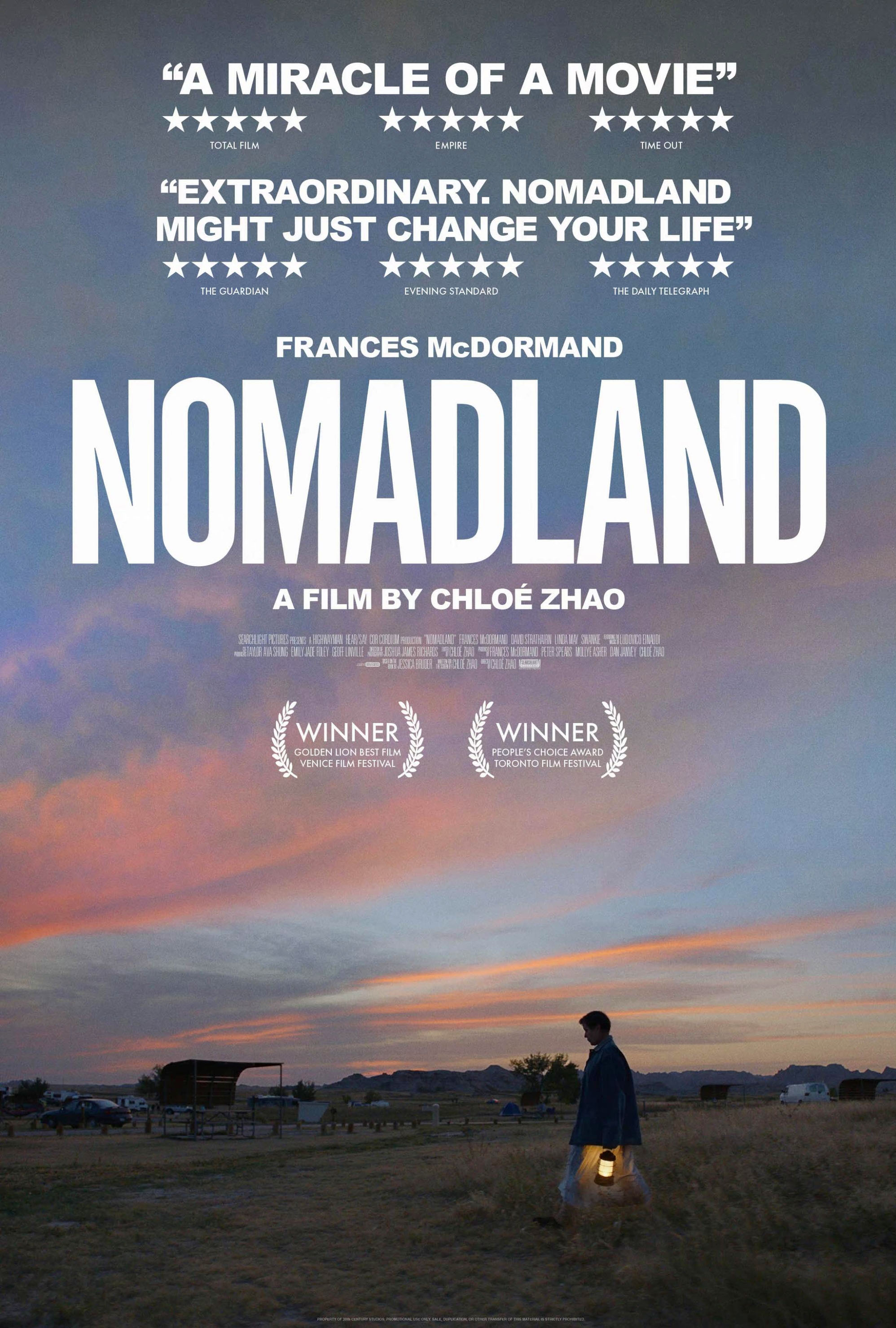 Nomadland: pérdida, duelo y resignación a la vera del camino.