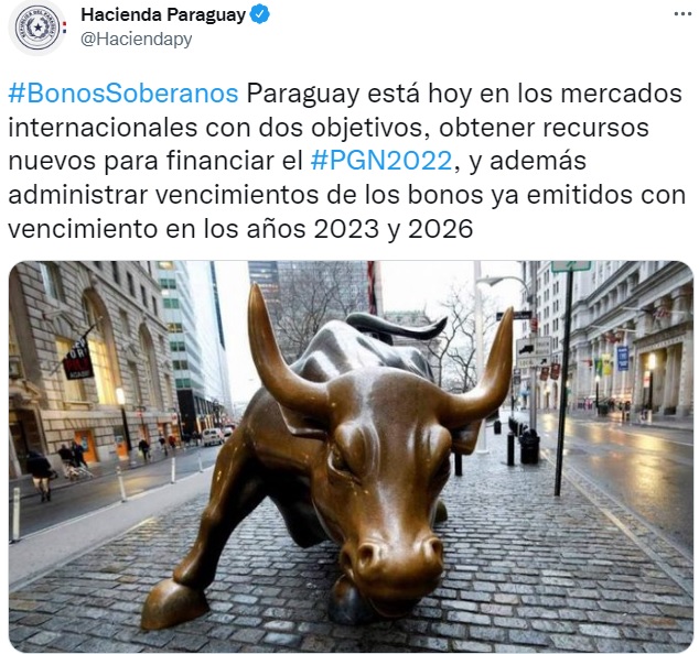 Hacienda coloca bonos soberanos Nacionales ABC Color