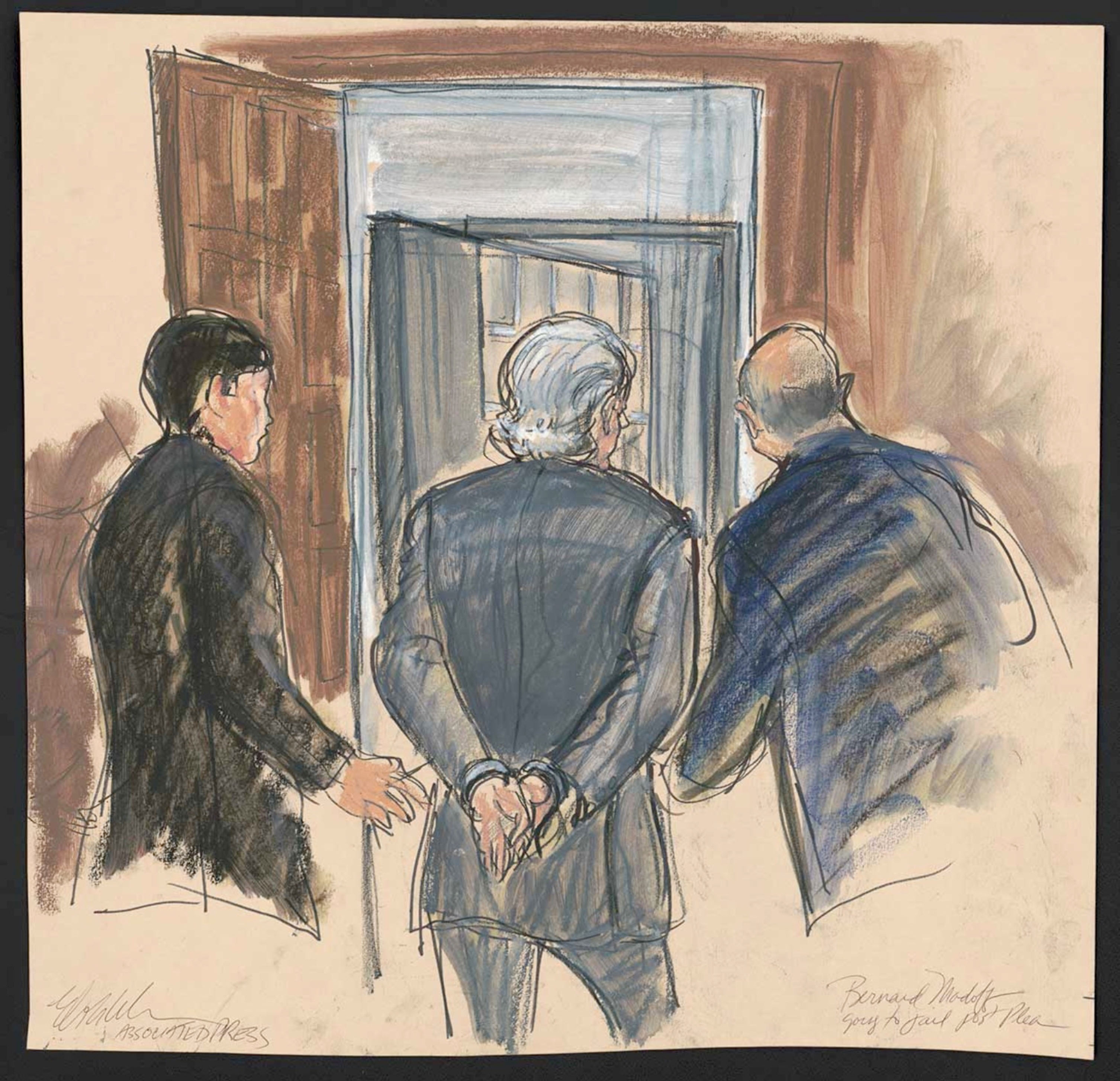 Elizabeth Williams: Bernard Madoff yendo a la cárcel, 12 de marzo de 2009.