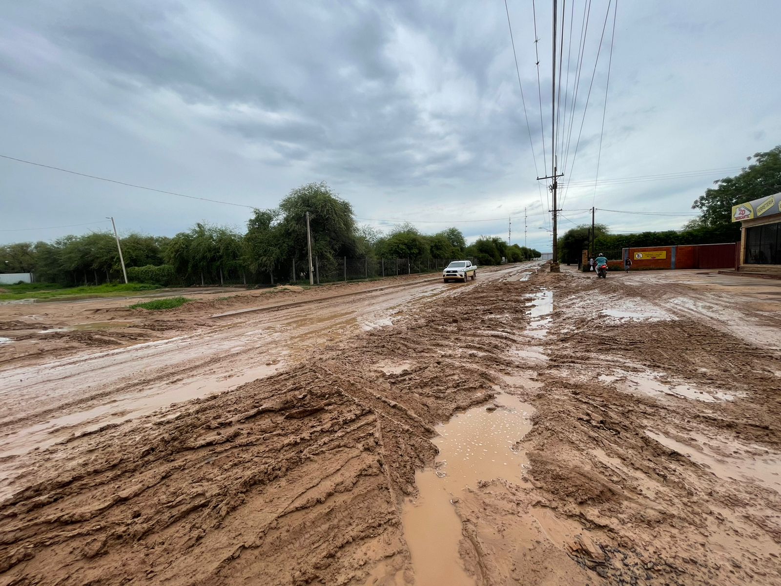 Obra de pavimentaci n en Filadelfia parada por tiempo indefinido