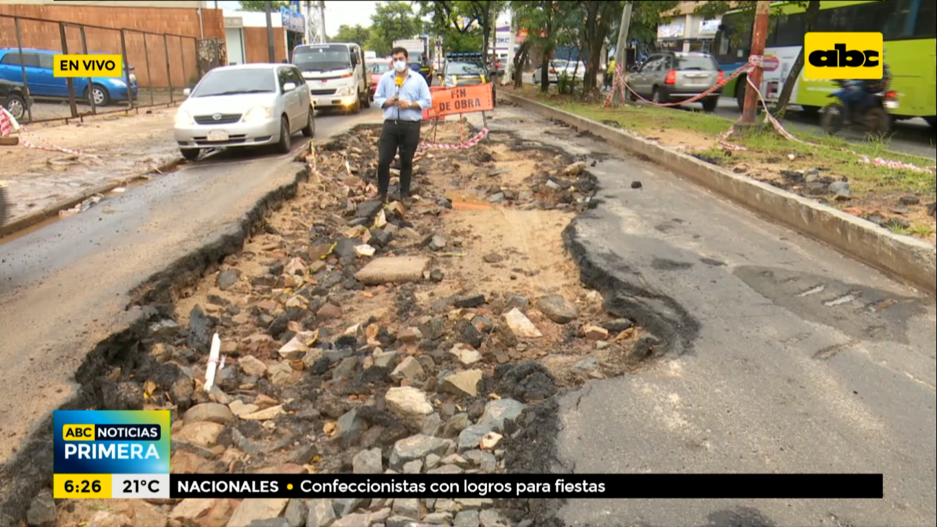 Calles y veredas en pésimo estado en zona “Curva de la muerte ...