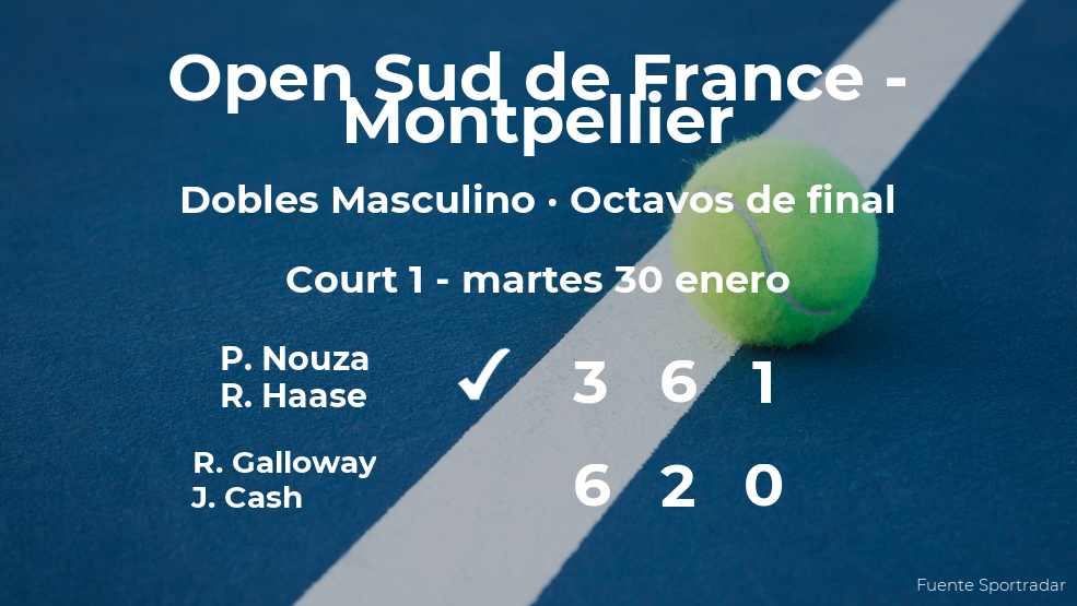 Nouza Y Haase Pasan A La Siguiente Fase Del Torneo De Montpellier Tras Vencer En Los Octavos De 3082