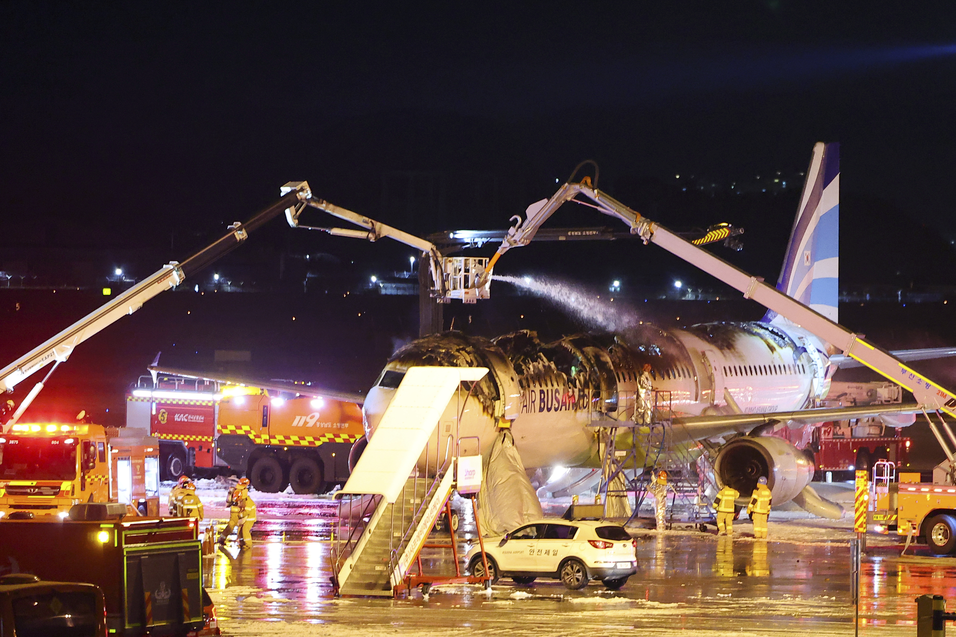 All 176 passengers and crew escape after Airbus jet catches fire