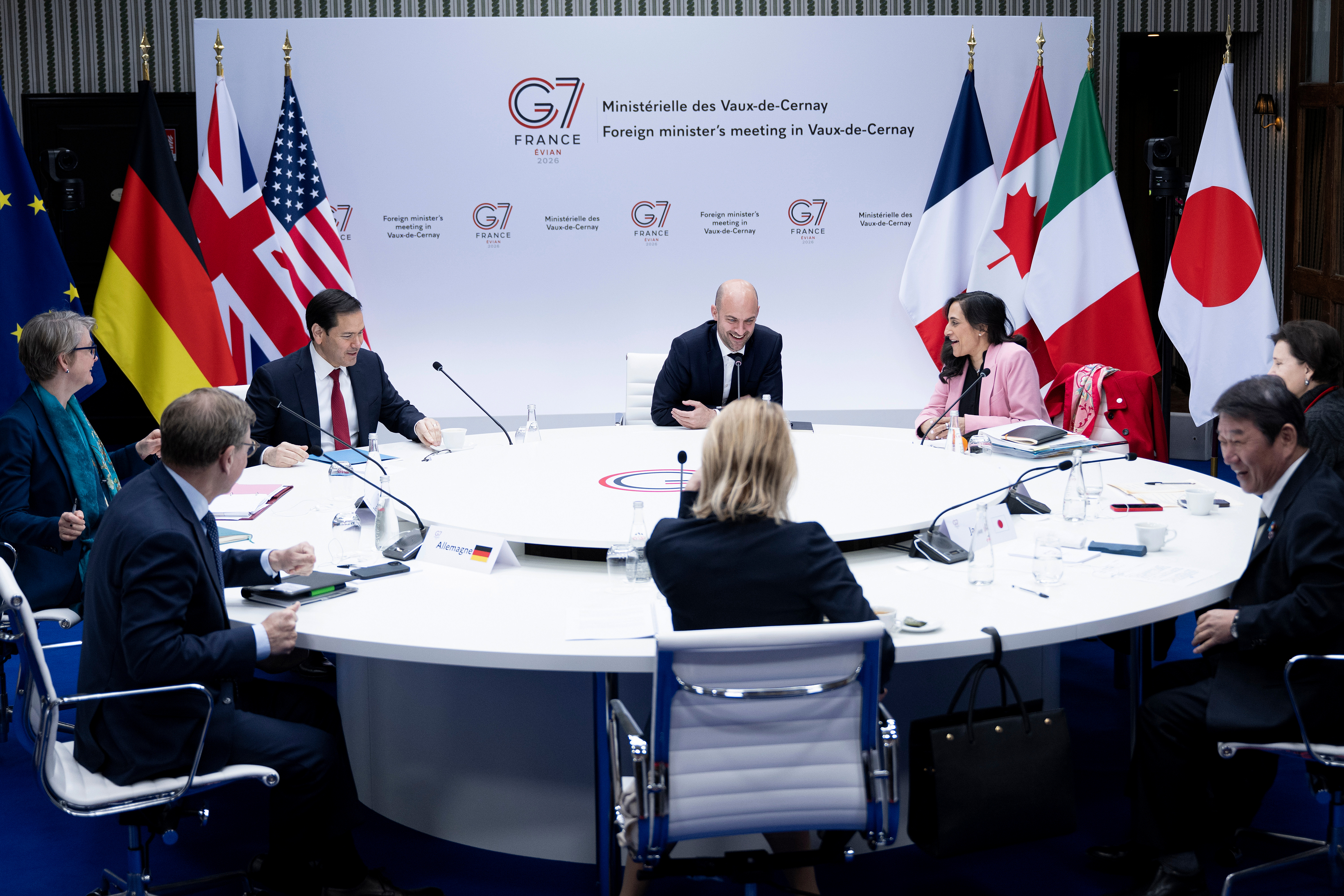 Rubio softens tone in trying to sell Iran strategy to skeptical G7