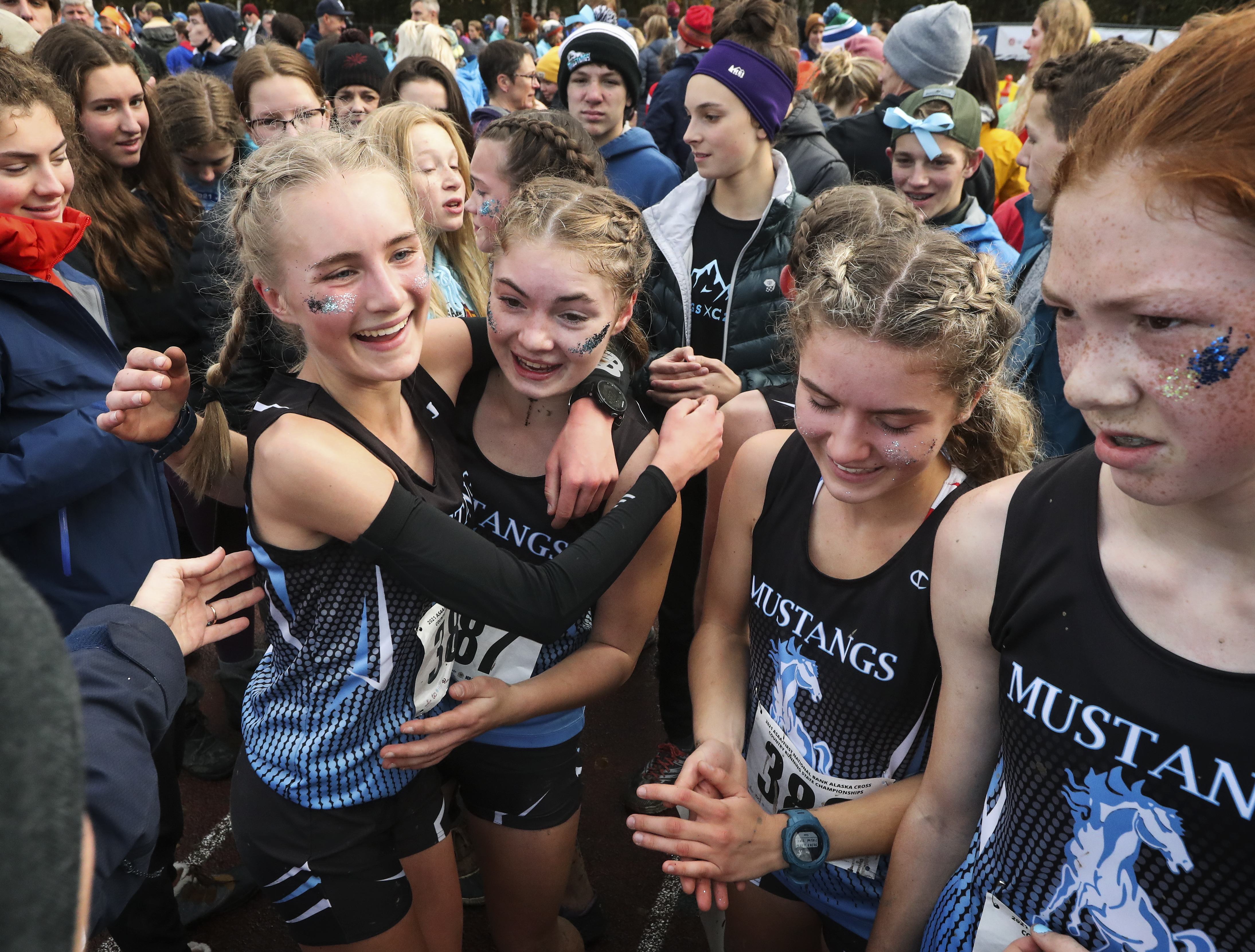 Grace Christian Haines sweep state cross country titles West