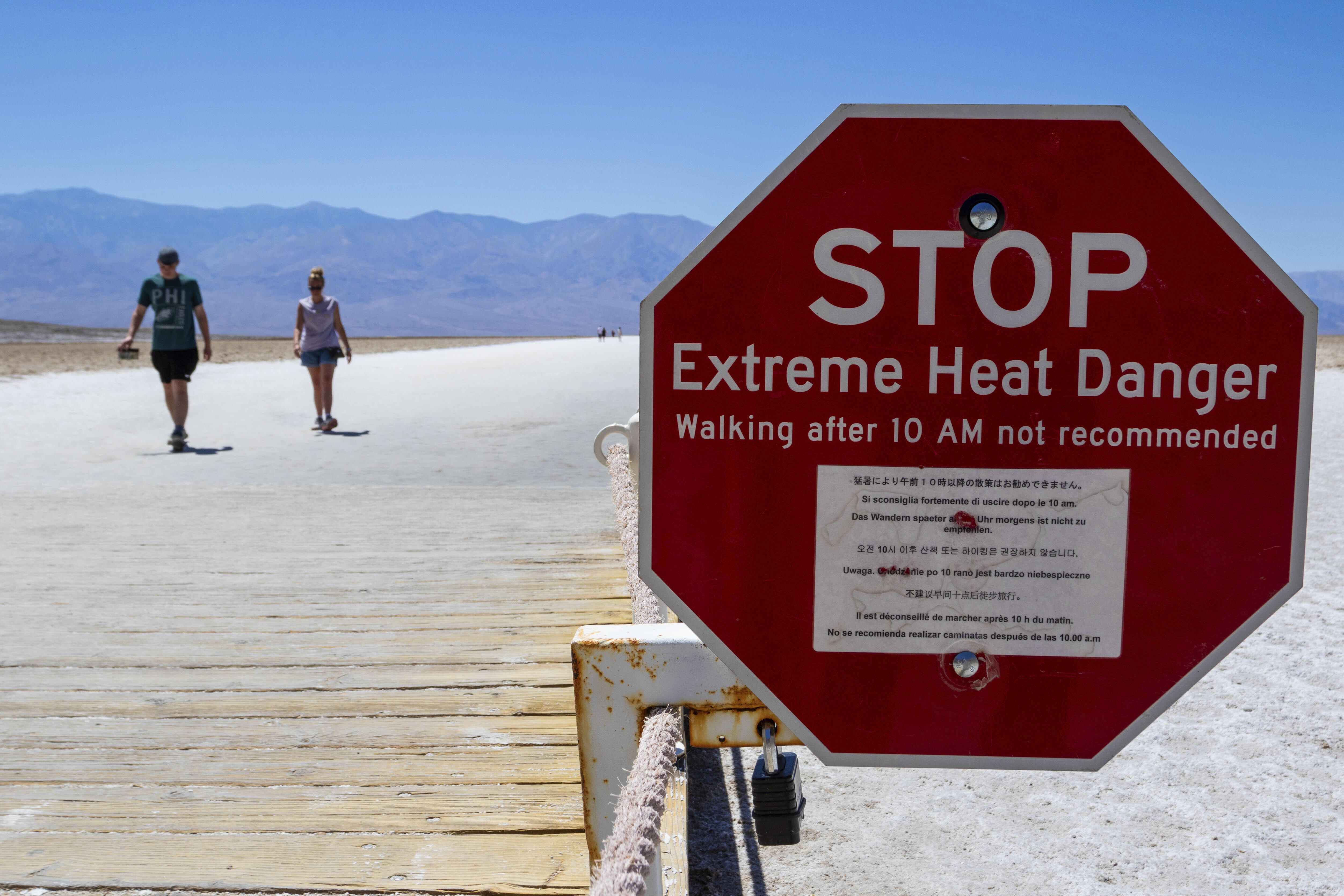 Death Valley visitors drawn to the hottest spot on Earth during