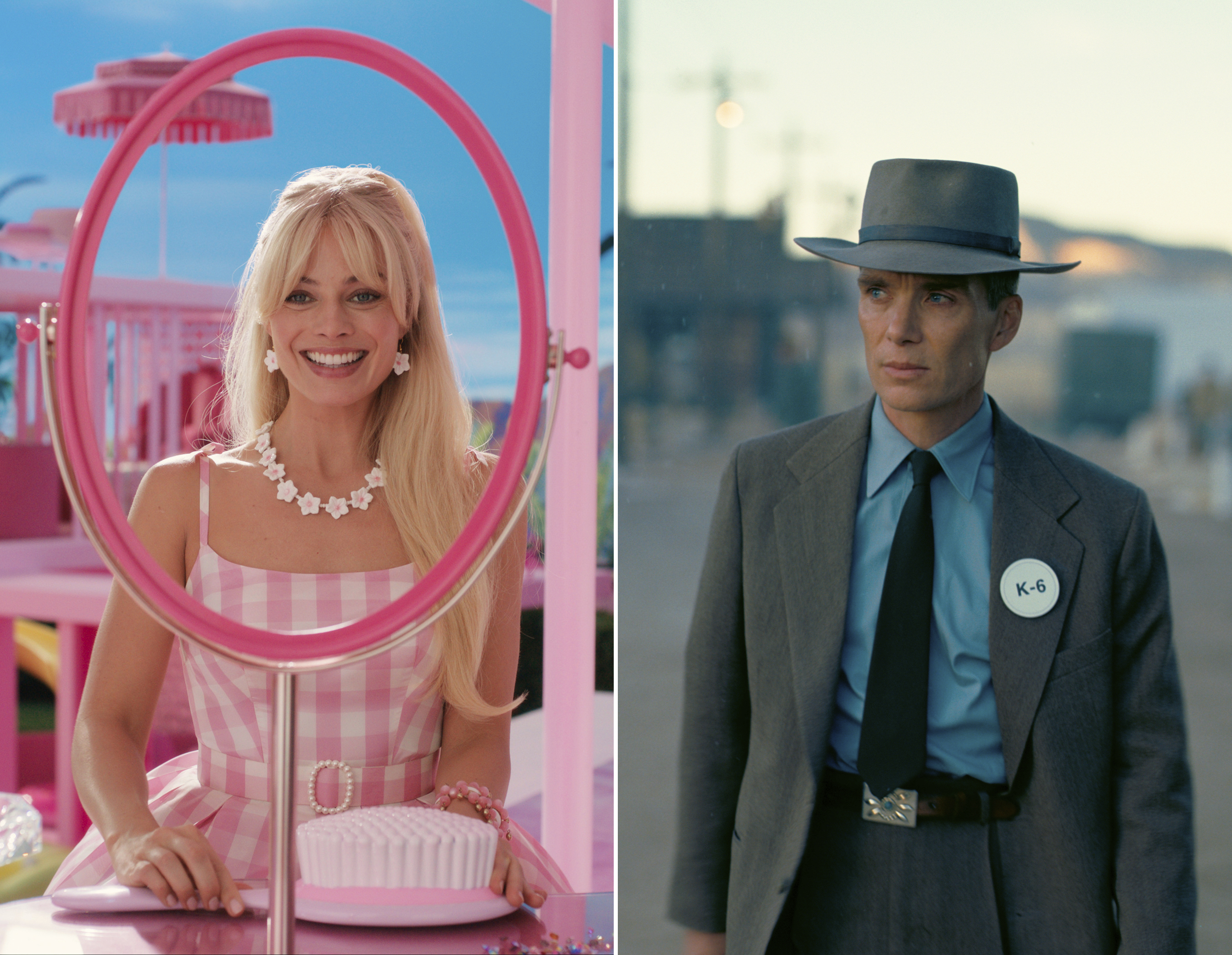 BARBIE' and 'OPPENHEIMER' currently sit at 89% and 94% on Rotten Tomatoes  respectively. 🍅