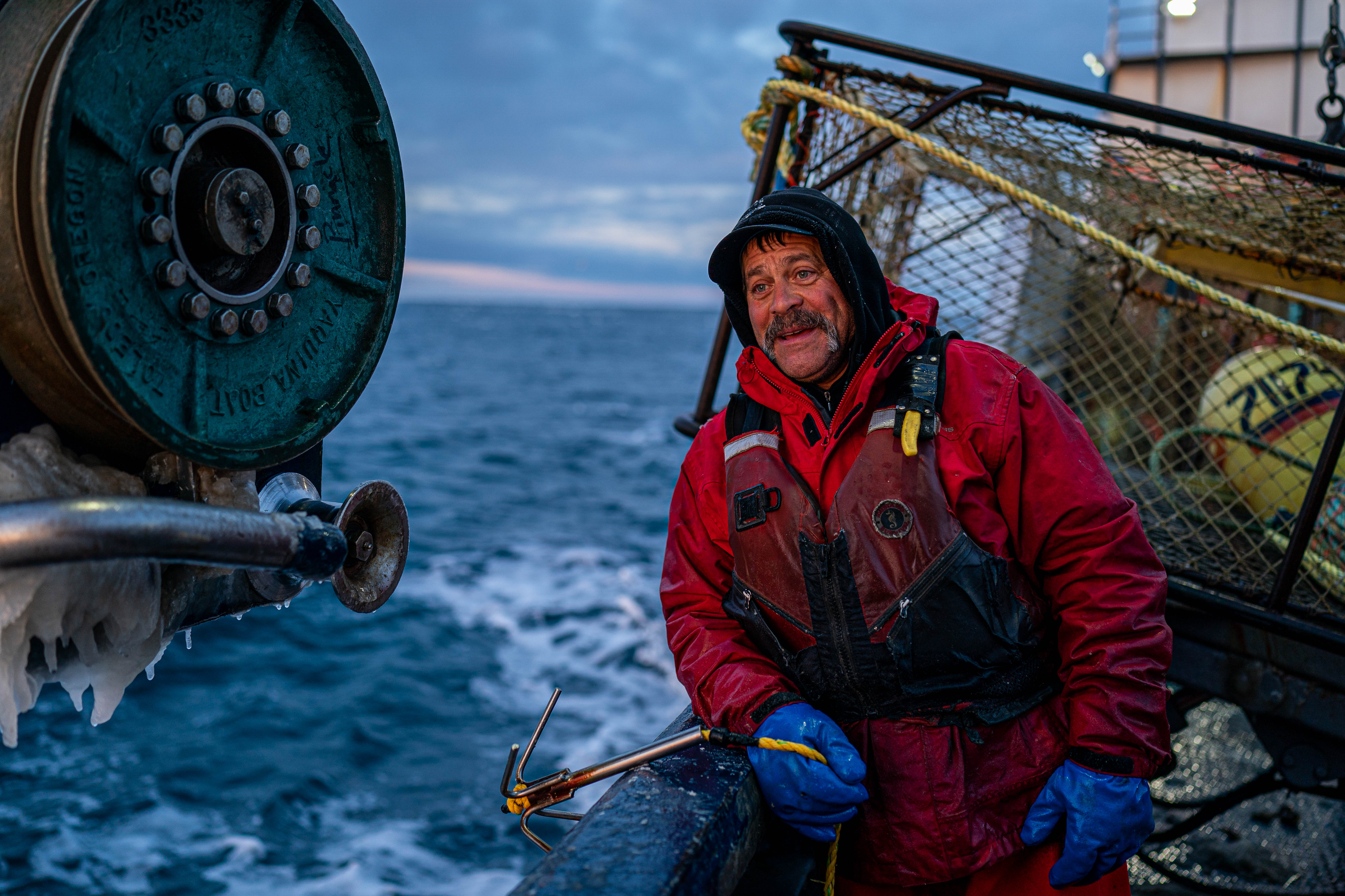 Into the ice: A crab boat's quest for snow crab in a Bering Sea