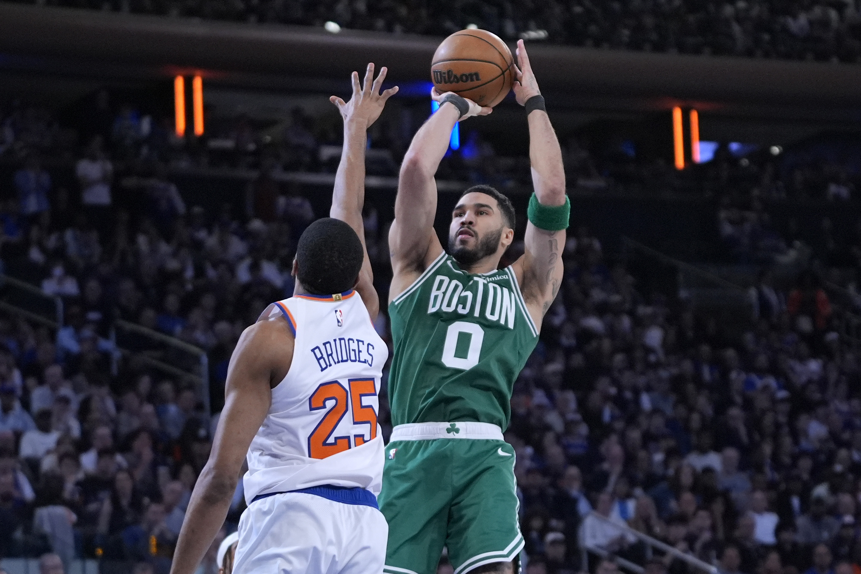 NBA Playoffs: Celtics rout Knicks to cut New York's lead to 2-1 in