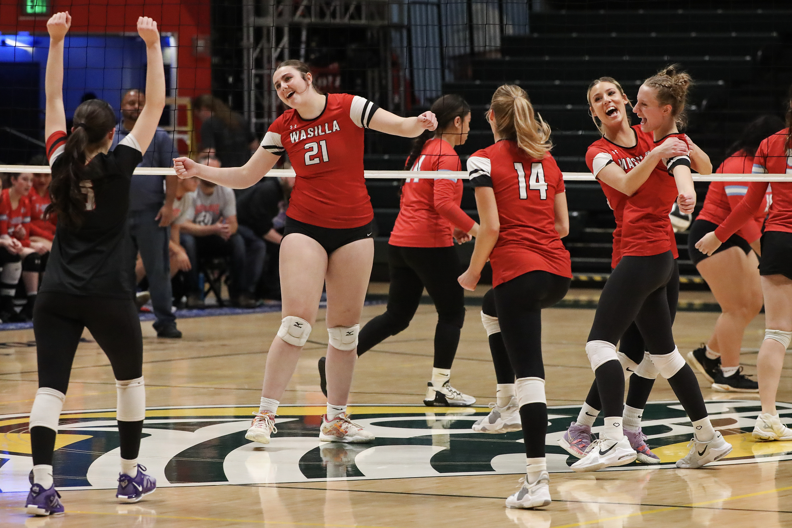 Wasilla volleyball team completes dominant season with sweep in 4A state  title - Anchorage Daily News