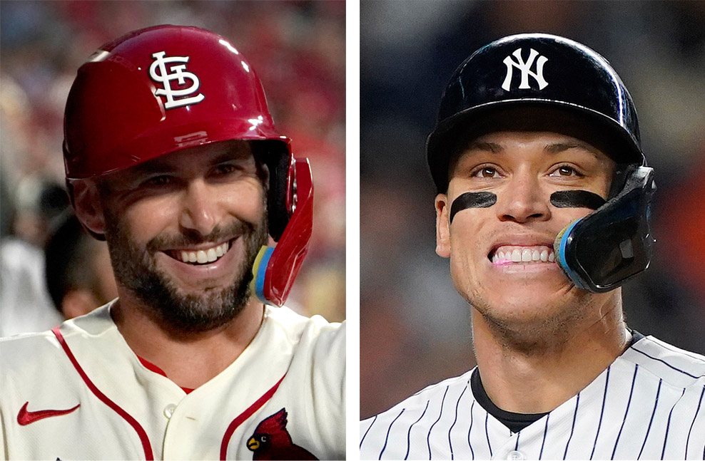 Judge wins AL MVP in runaway; Goldschmidt takes NL prize