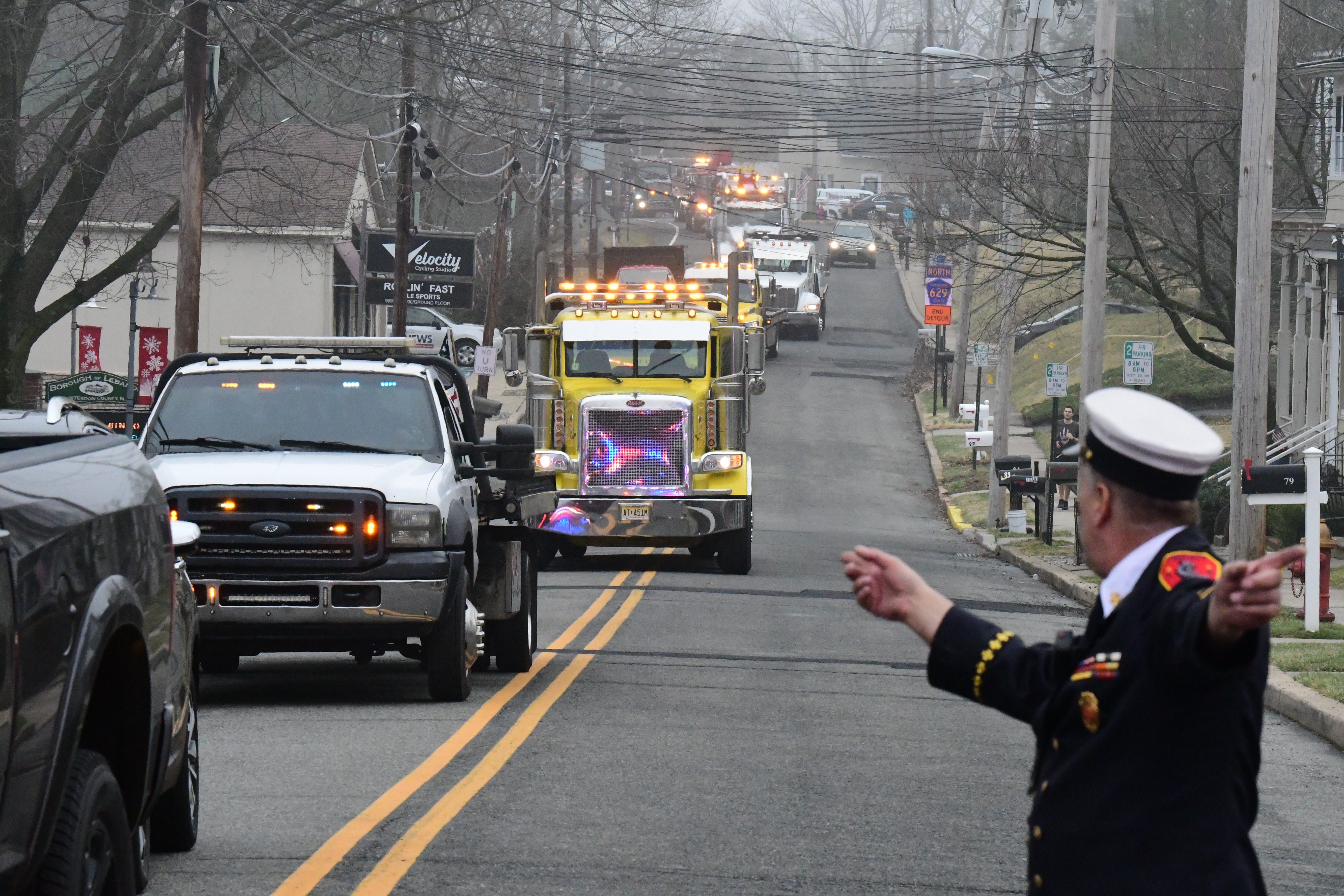 Funeral procession for Readington tow truck driver - nj.com