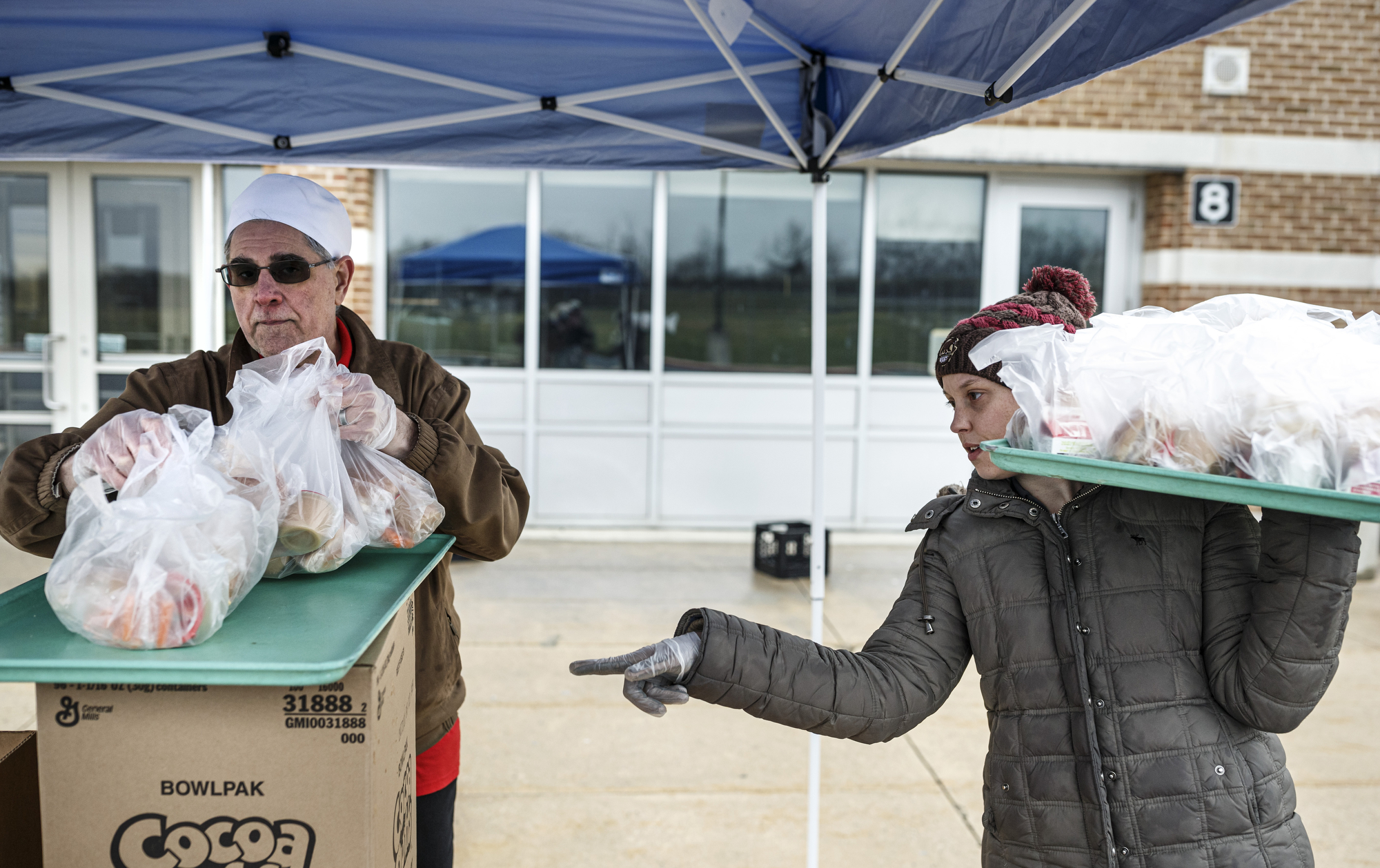 Central Dauphin School District distributes meals to students