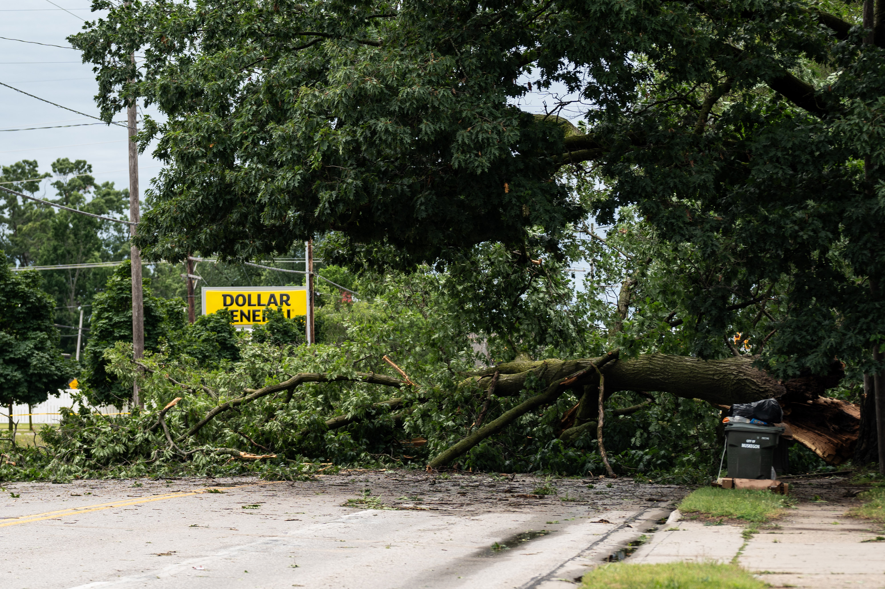 Storm leaves thousands in Muskegon without power, tree damage - mlive.com