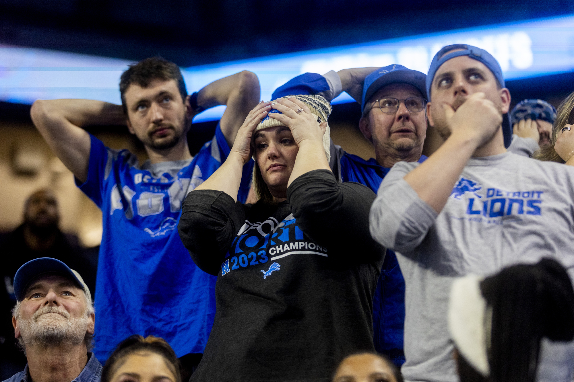 Detroit Lions fans show disappointment in 34-31 NFC Championship loss -  mlive.com