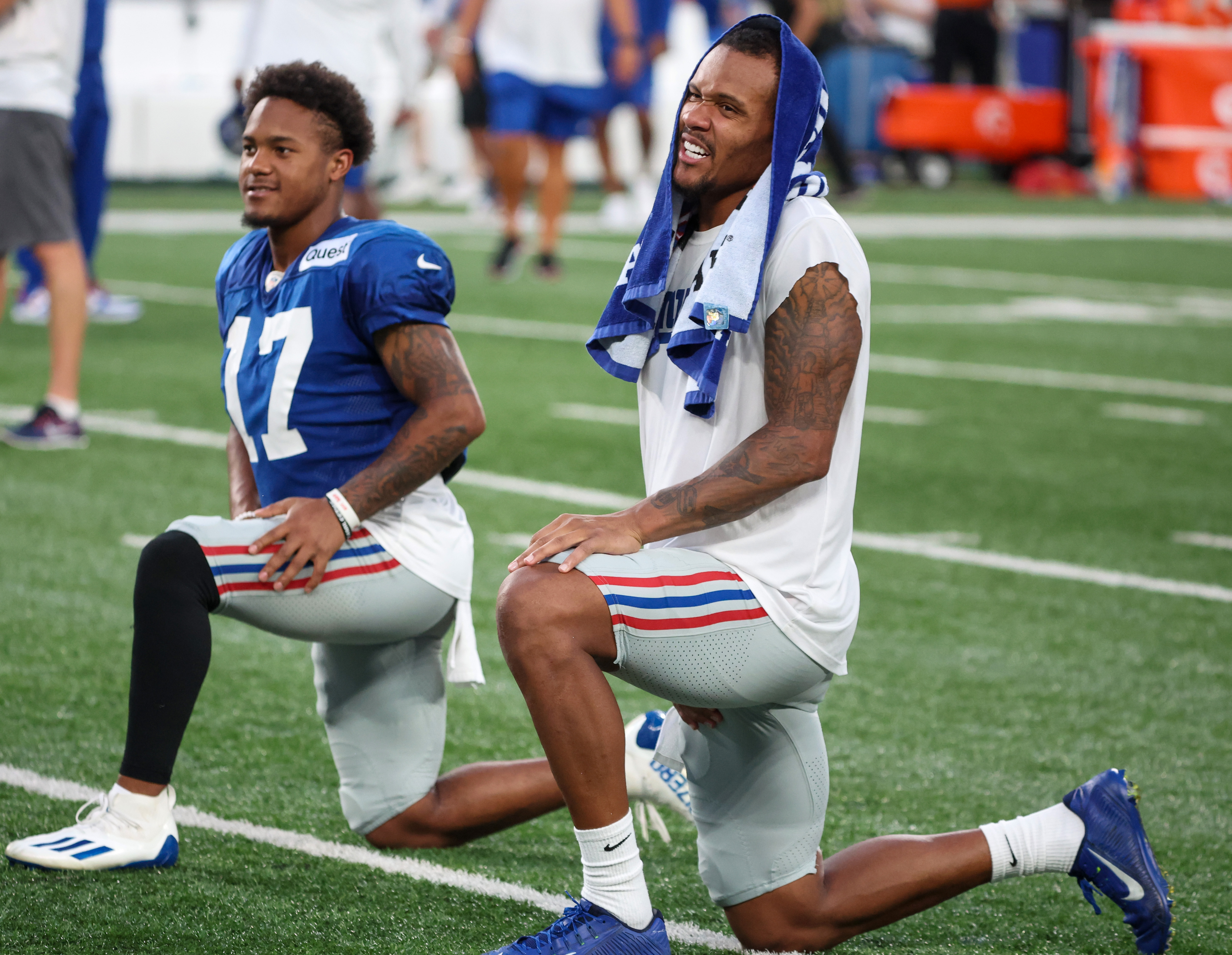 New York Giants play Blue & White scrimmage at Fan Fest 2022 