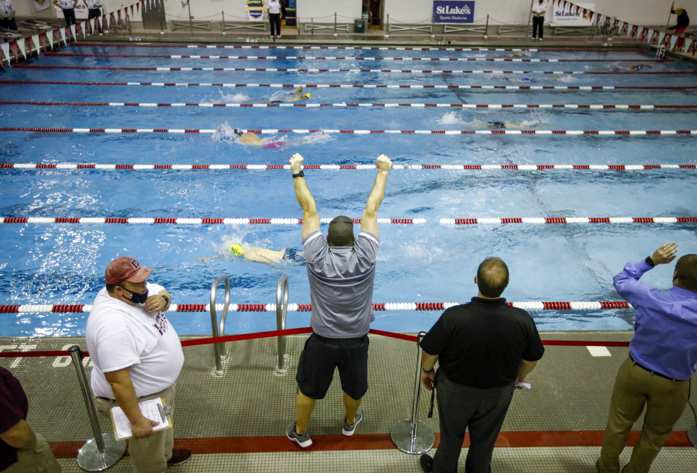 District 11 Class 3A boys swimming championships