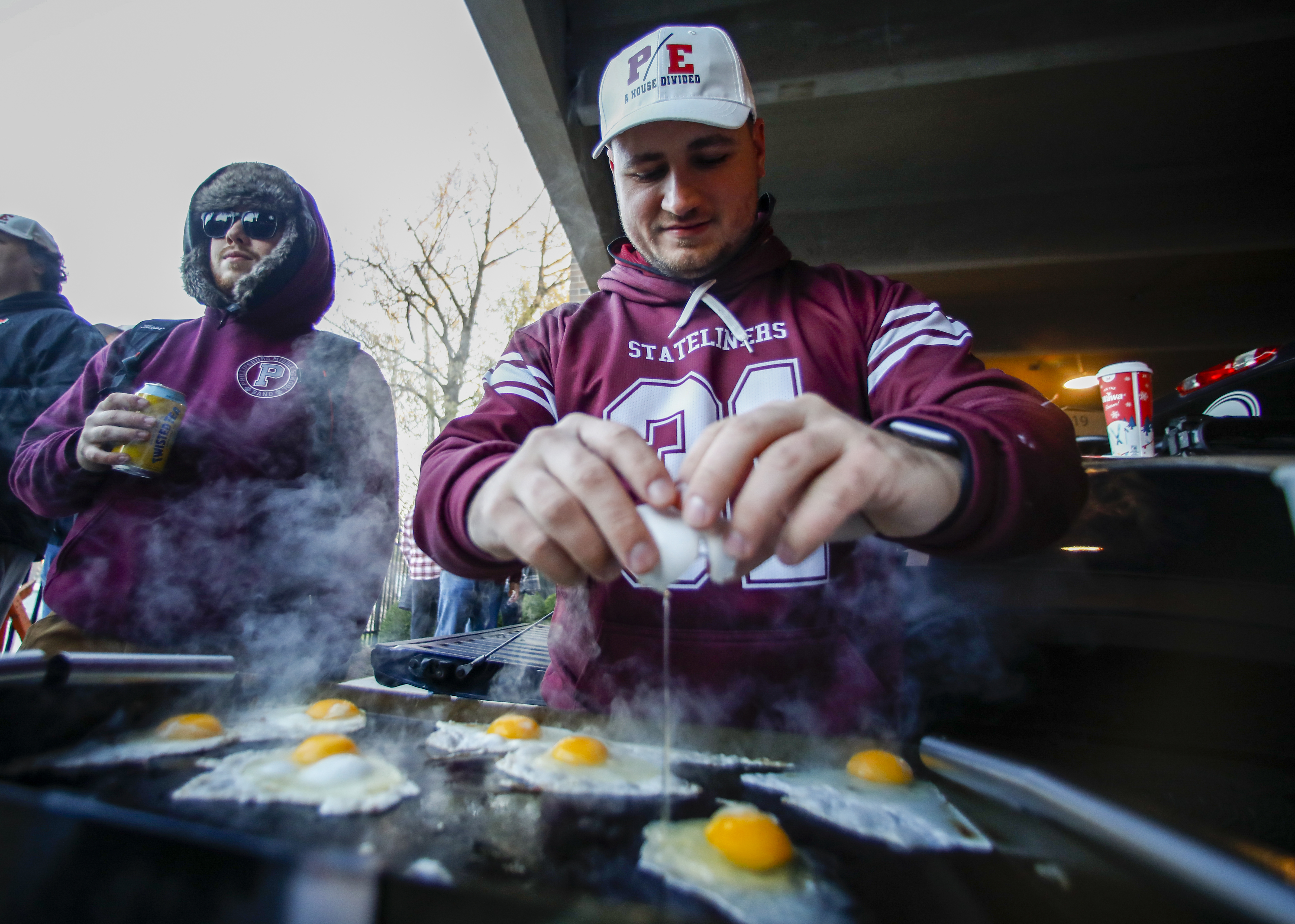 2022 Easton-Phillipsburg Thanksgiving Day tailgaters serve up pre