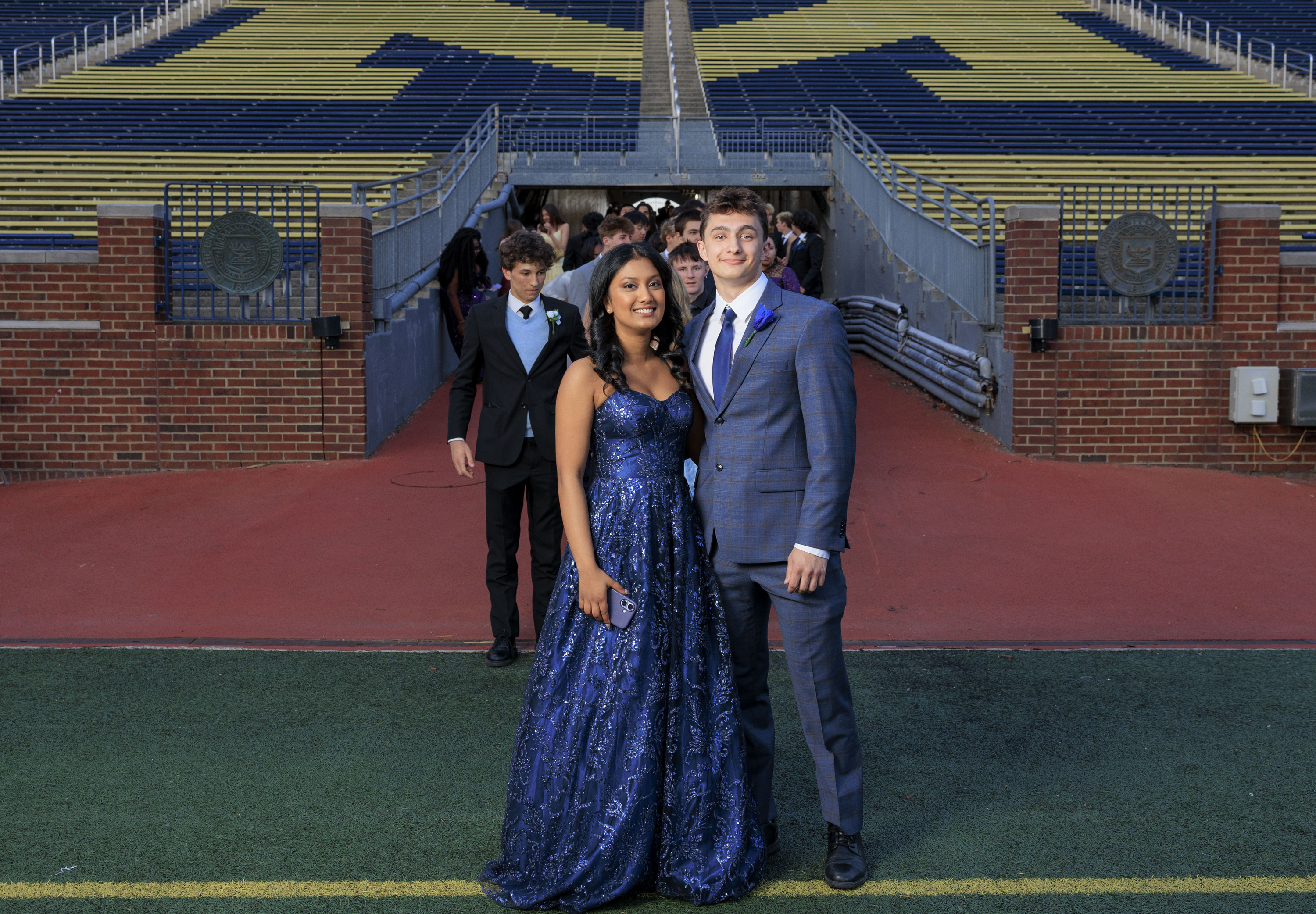 homecoming dresses ann arbor mi Pioneer celebrates 2026 Prom at Michigan Stadium buy ethnic wear online india