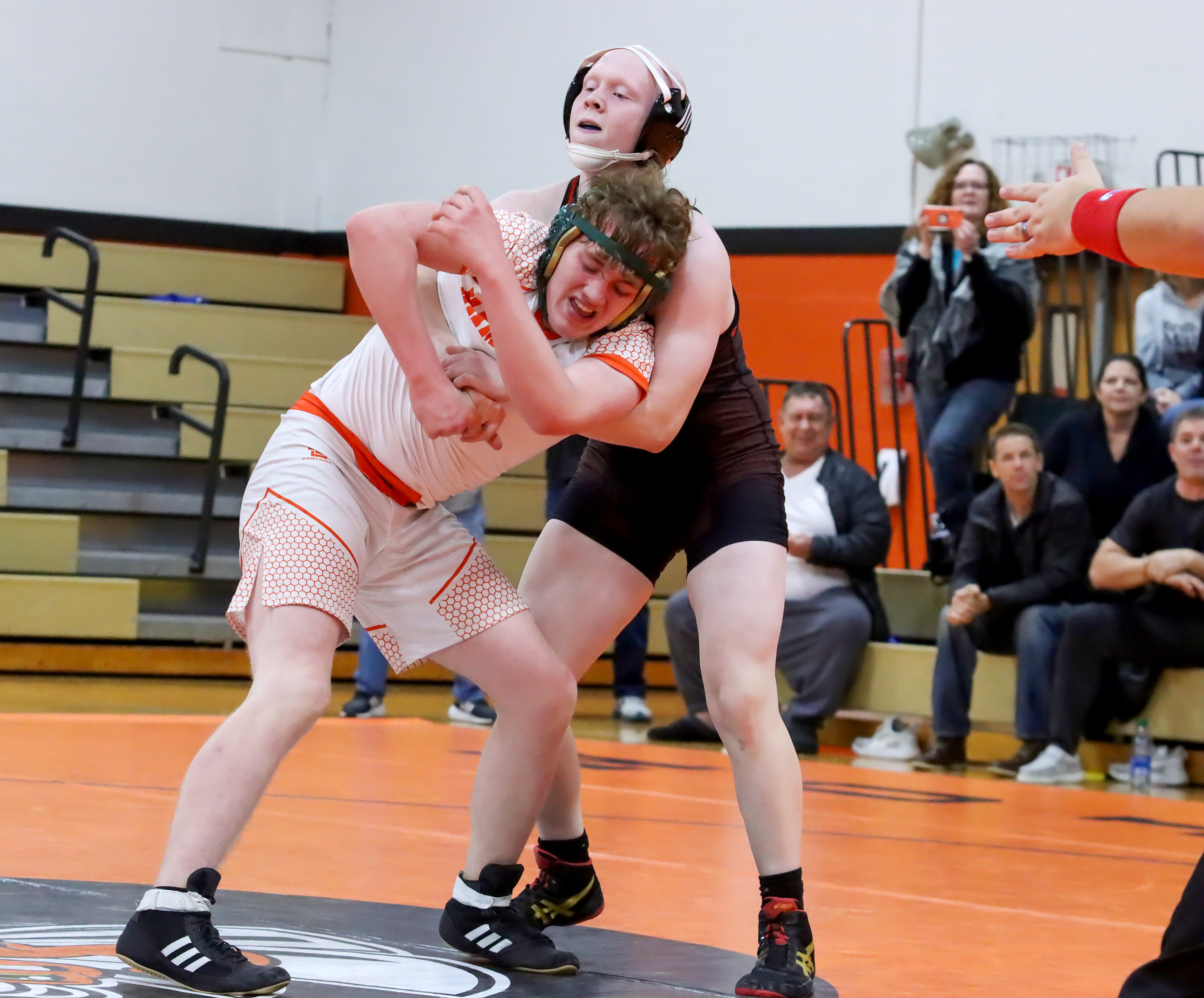 High school boys wrestling, Allentown at Hamilton West