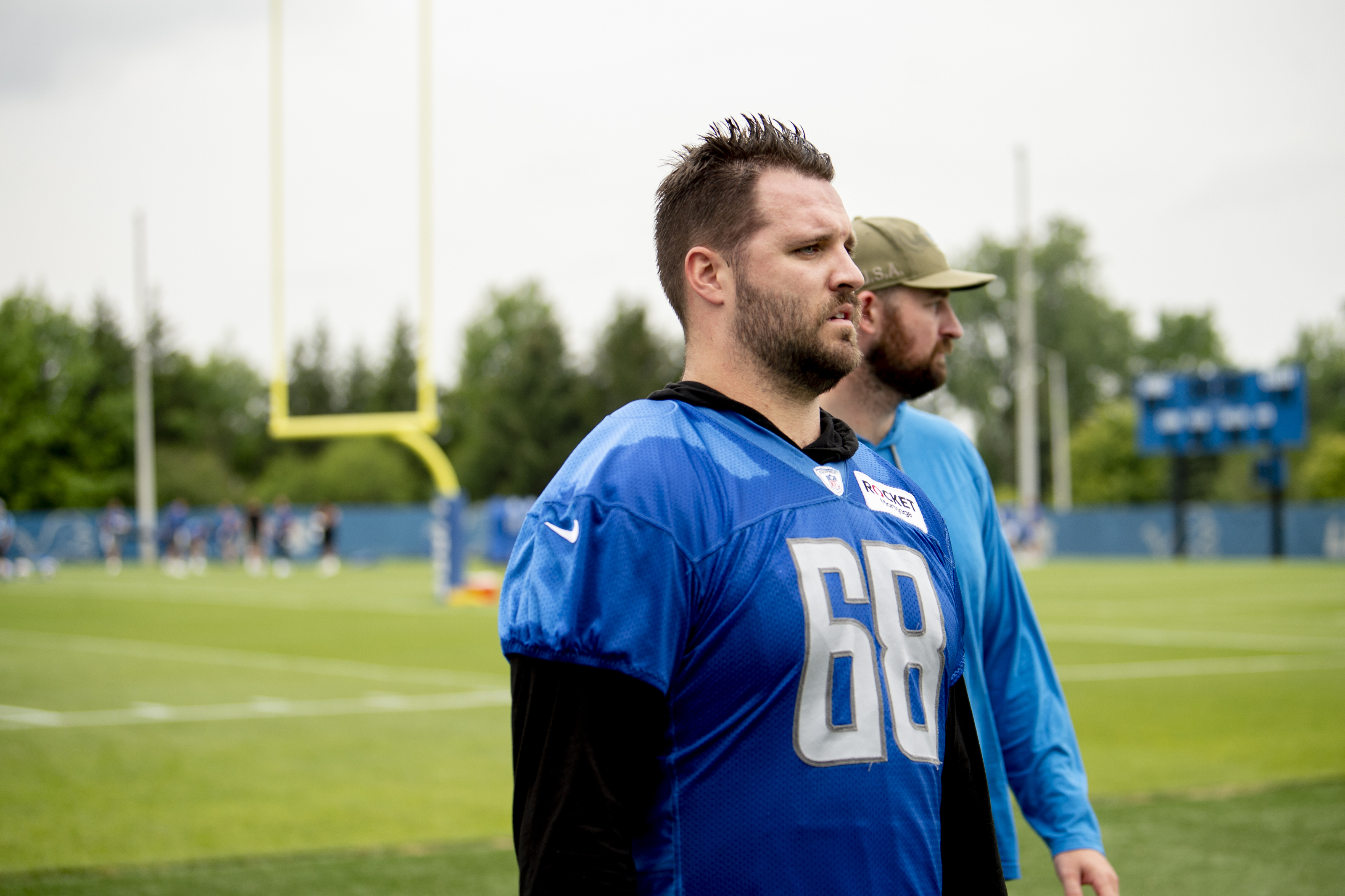 Taylor Decker plays too high for an NFL tackle but gets the damn job done 