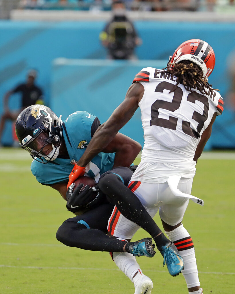 Jaguars upend Browns, 24-20