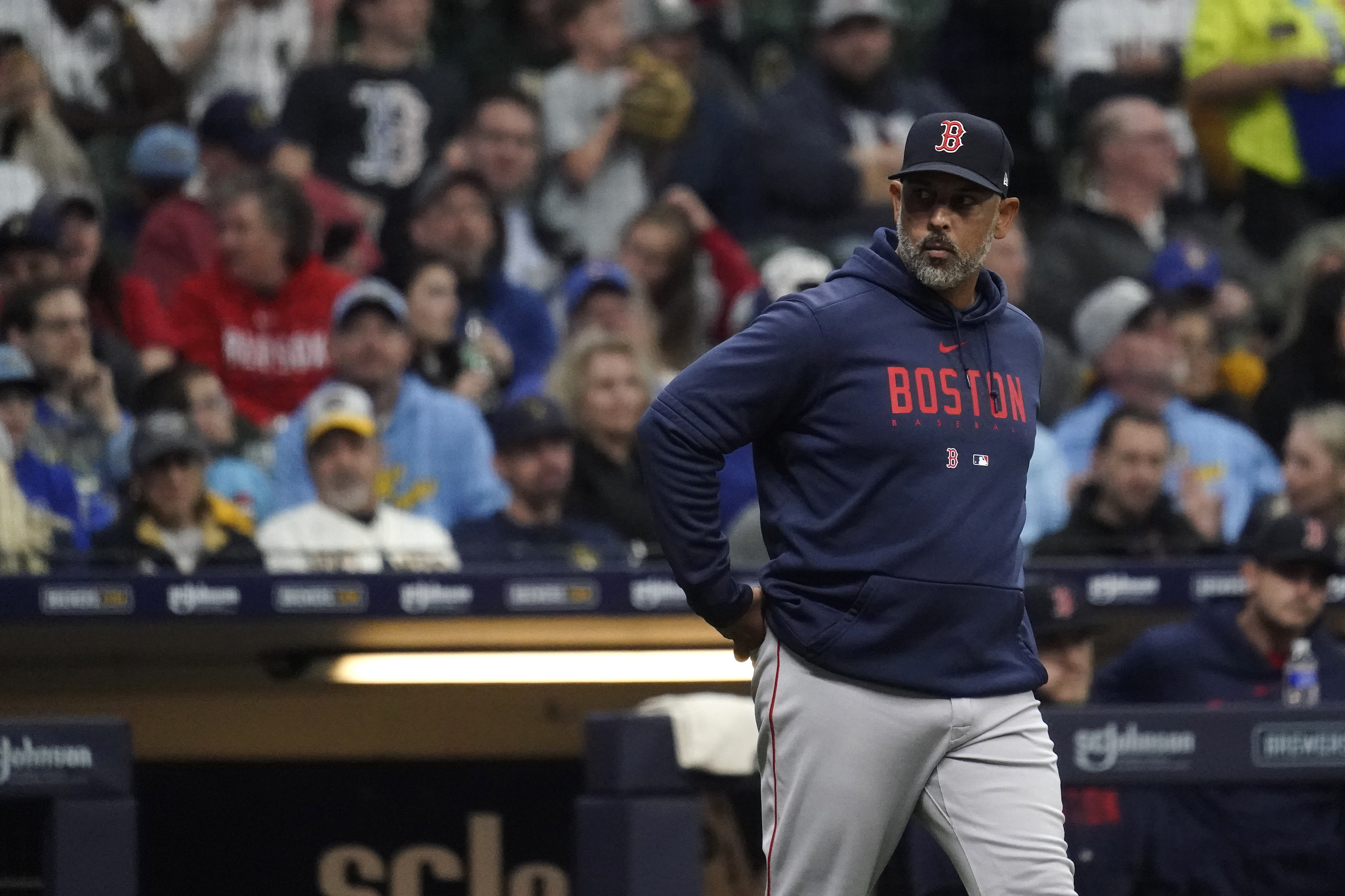 Alex Verdugo ejected from Red Sox game for unknown reason 