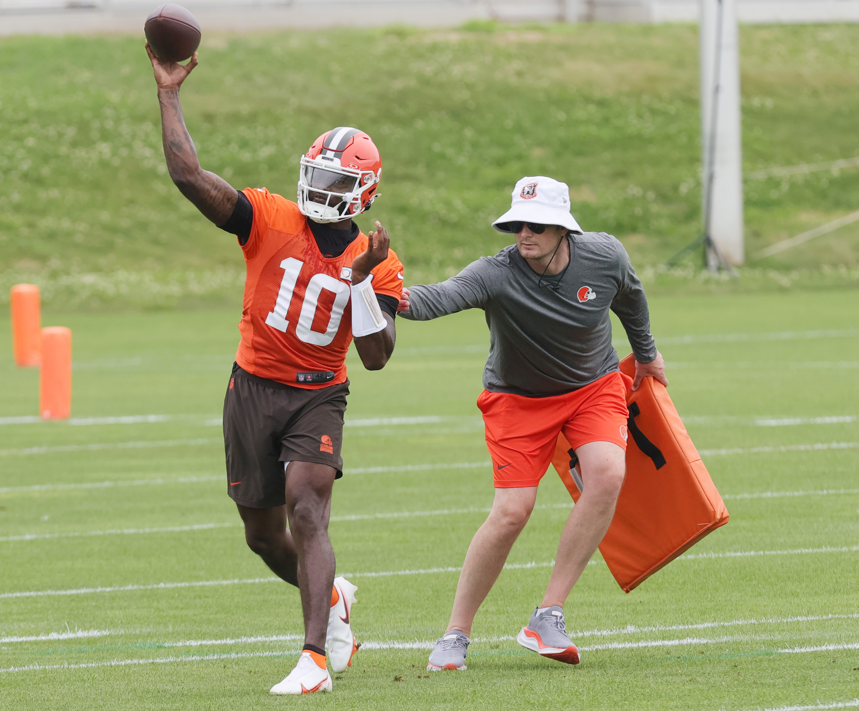 Day one of Cleveland Browns training camp at The Greenbrier, July 25
