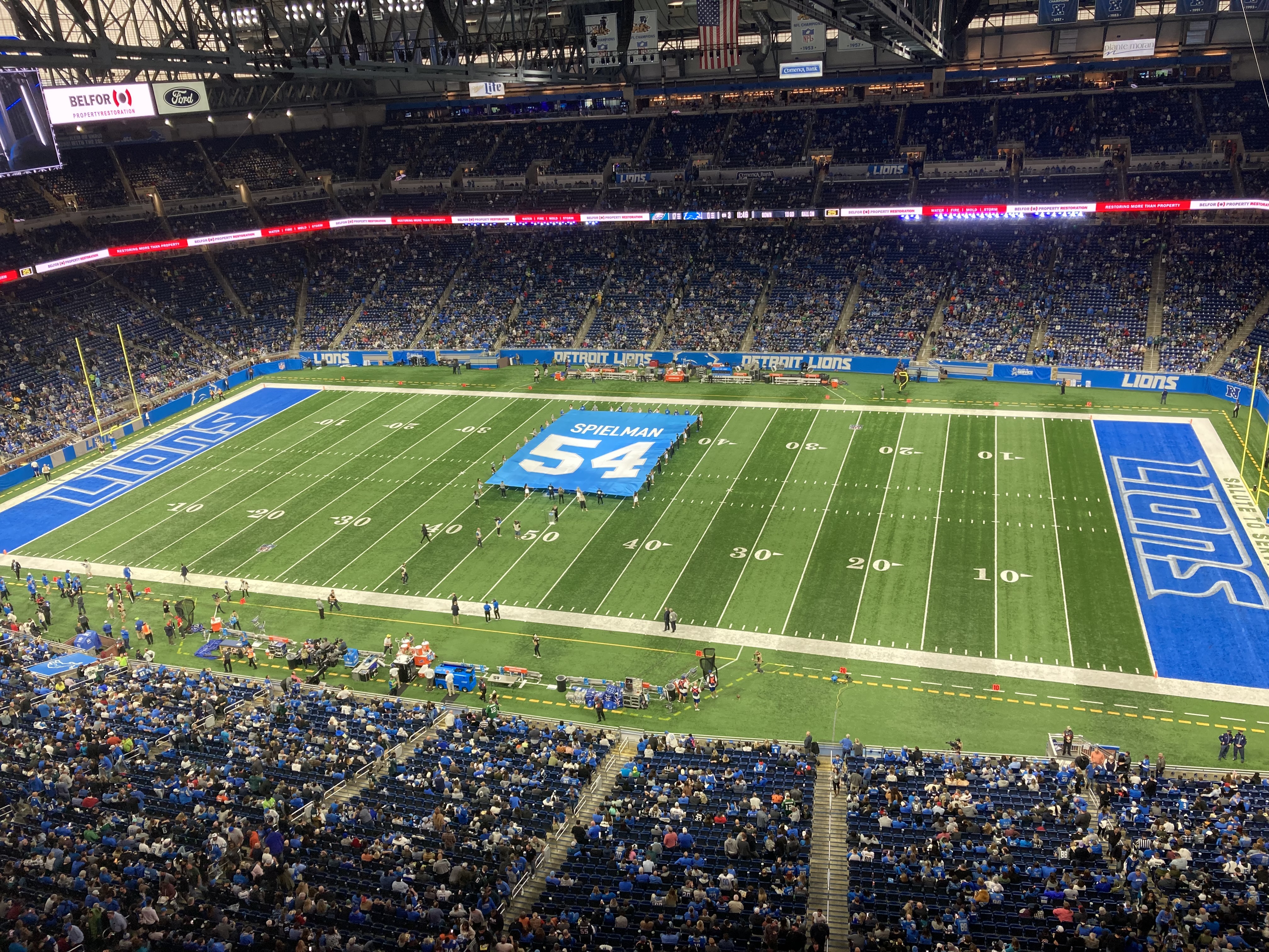 Lions release standing-room tickets as attendance soars 21.5% at Ford Field  