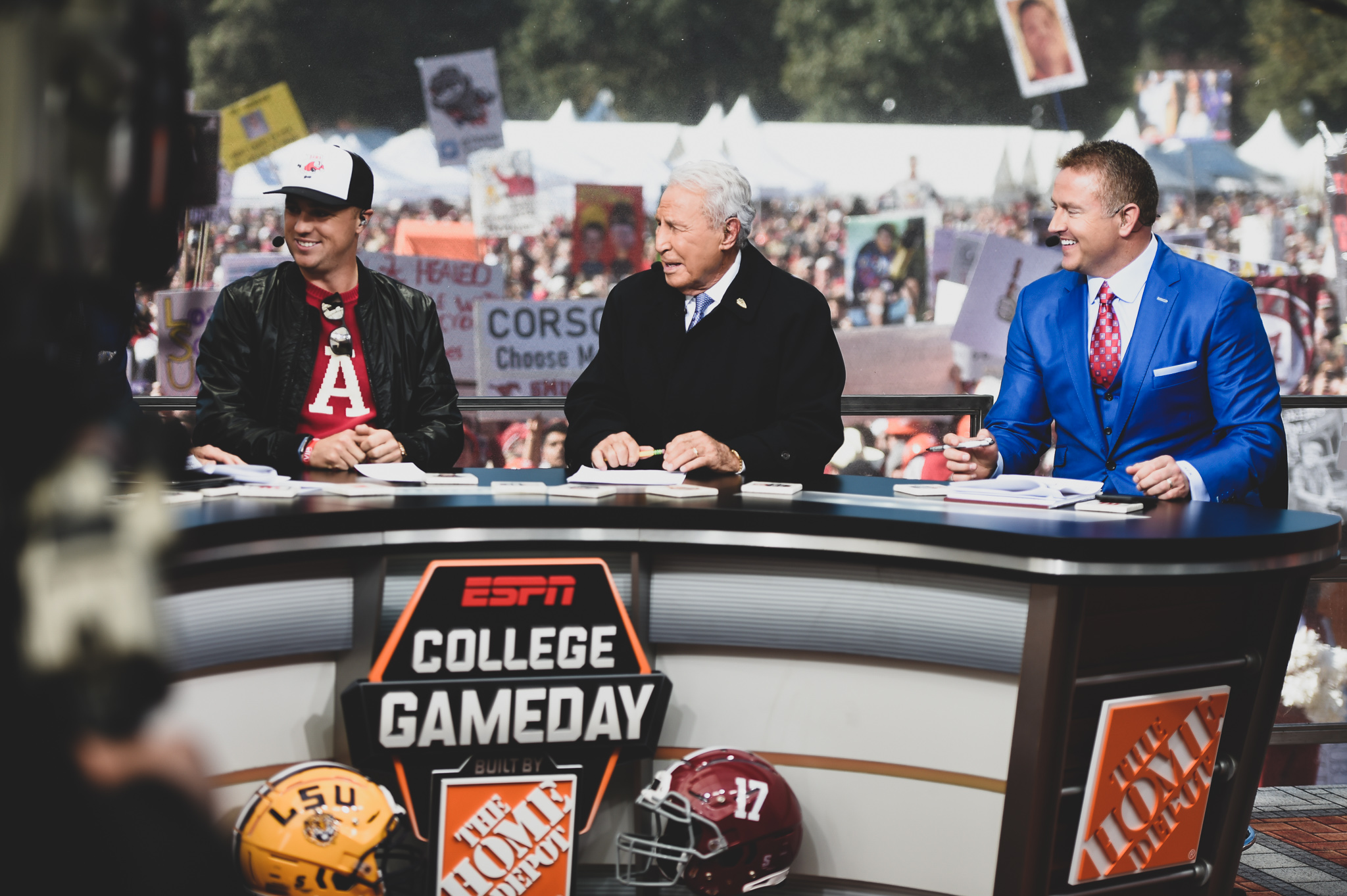 Stars Come Out for ESPN's College GameDay Built by The Home Depot