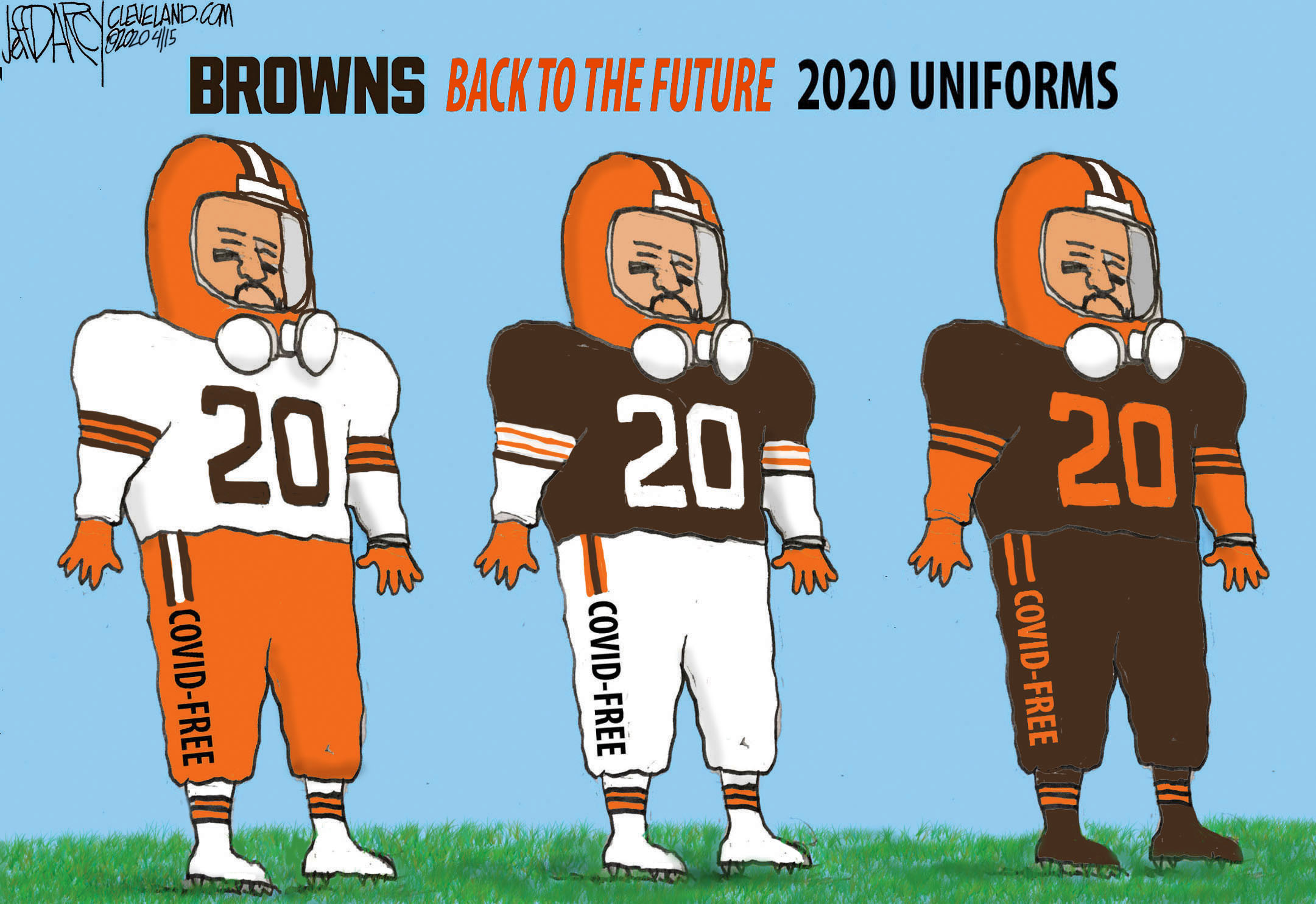 Browns to debut retro uniforms in new coronavirus era: Darcy