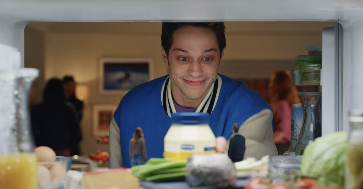 Pete Davidson 'very hittable' in Hellmann's Super Bowl ad starring Jerod  Mayo 