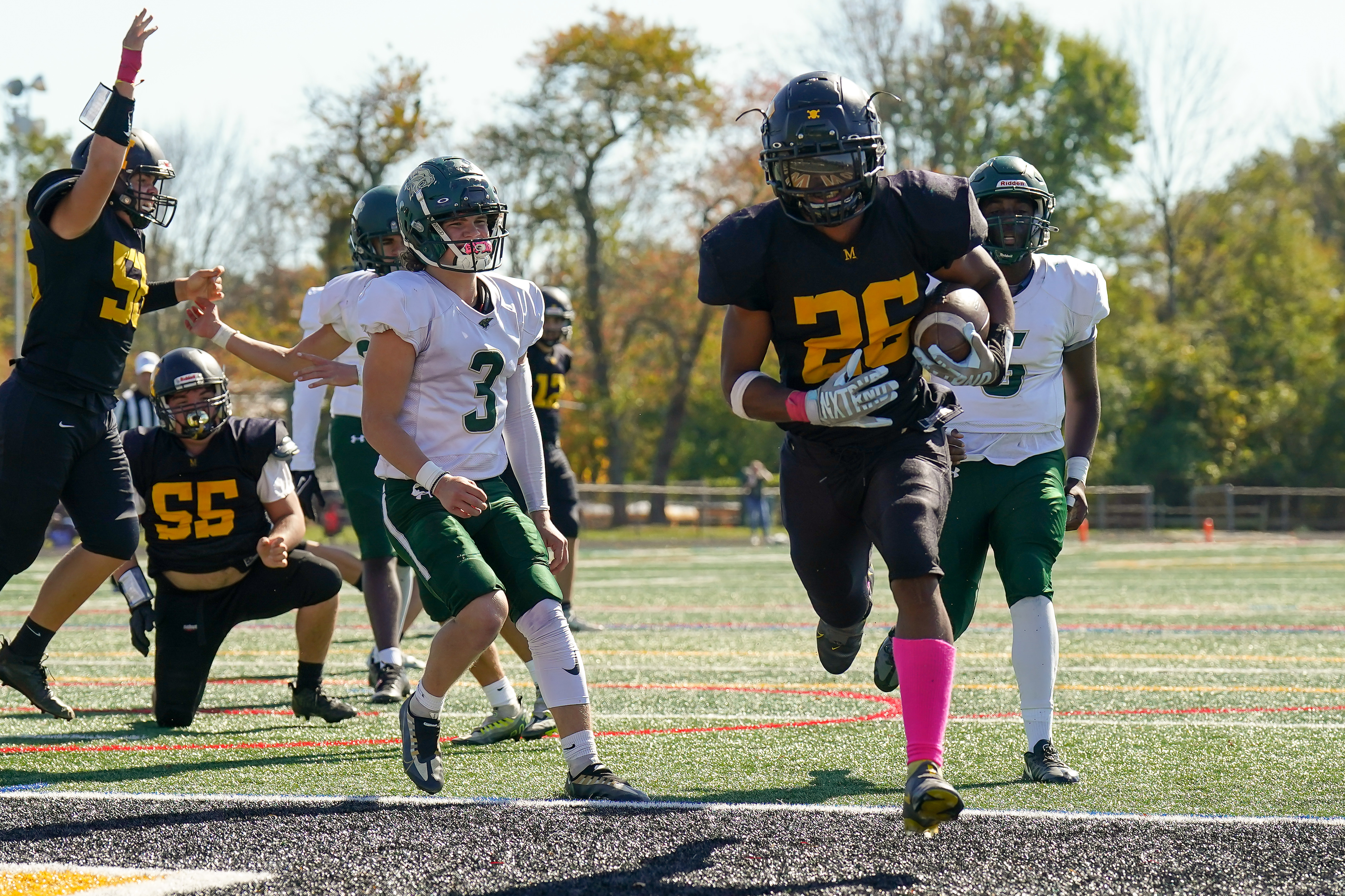 Football: Pinelands Regional vs Monmouth Regional on October 15