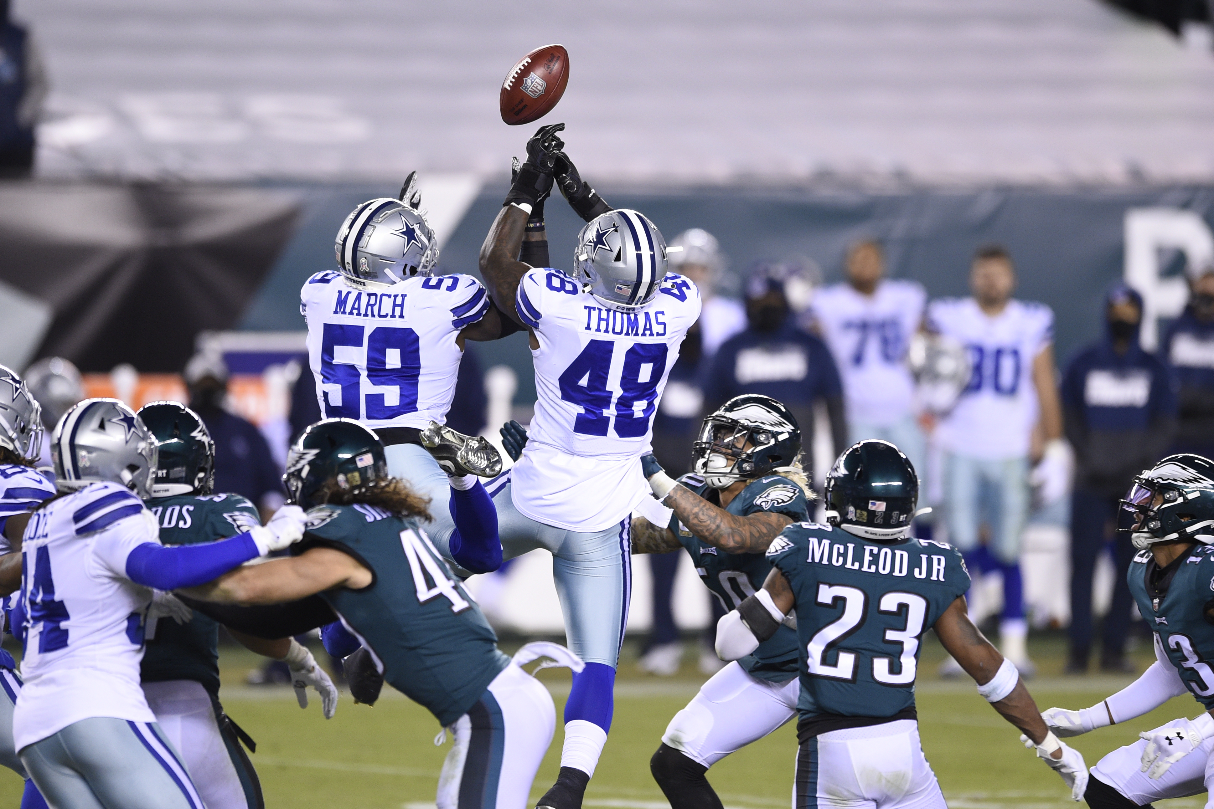 Eagles rewind: Rodney McLeod wins a scrum, Travis Fulgham's stock, injuries  and more from win over Cowboys 