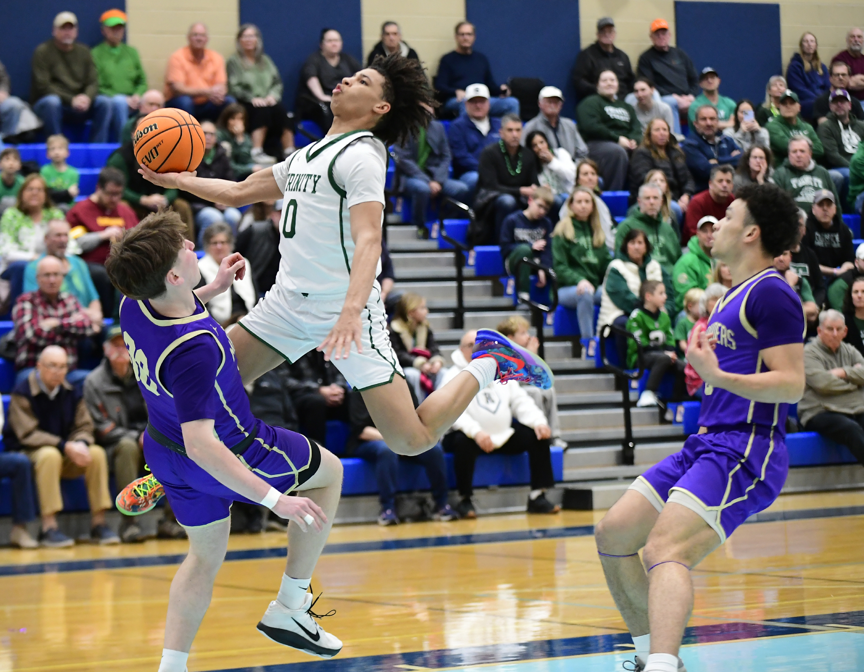 Troy Ruggery Trinity vs Bishop Guilfoyle, PIAA 3A boys basketball semifinal ...