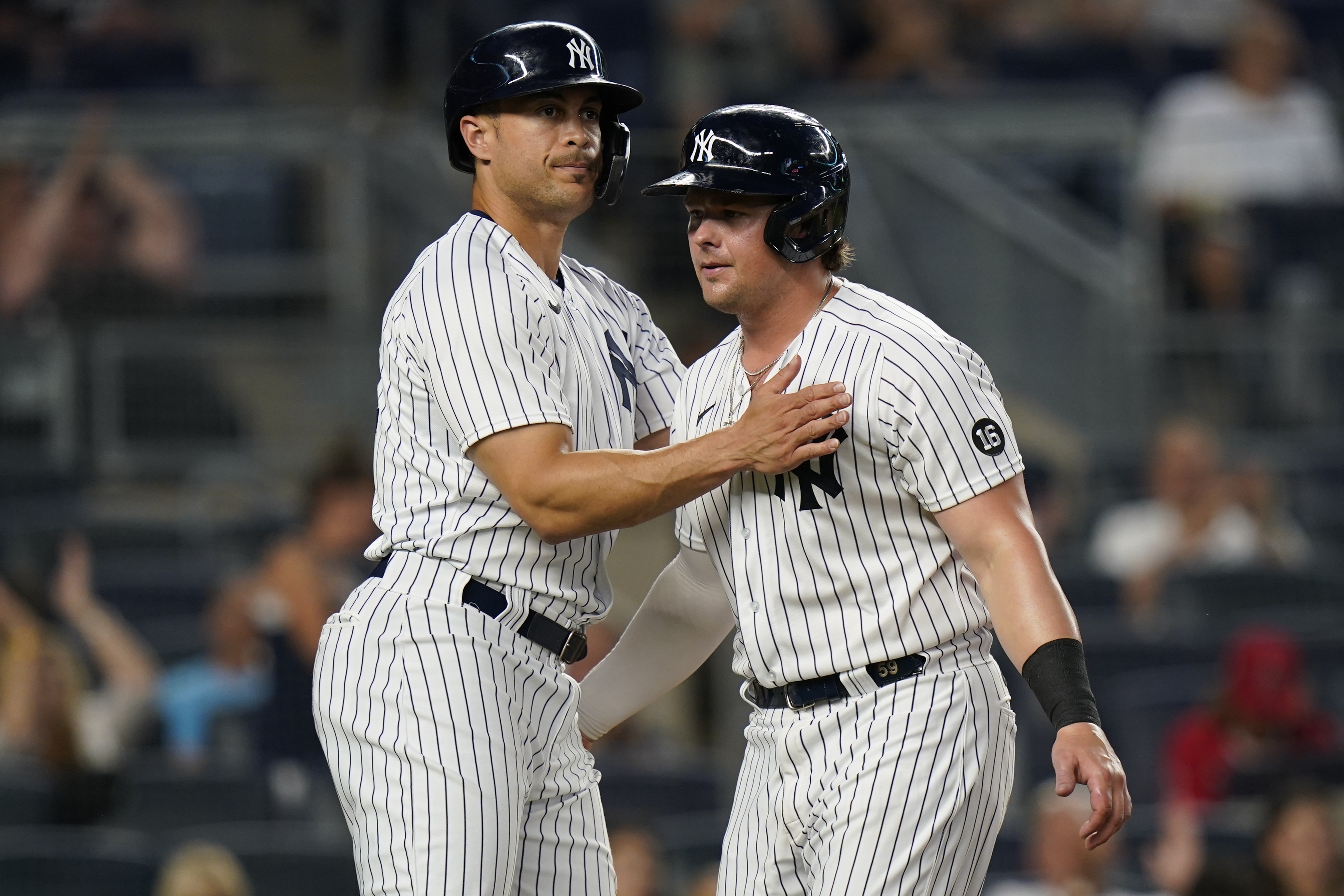 For the first time, Giancarlo Stanton, Gary Sanchez and Aaron Judge all  homered in the same game