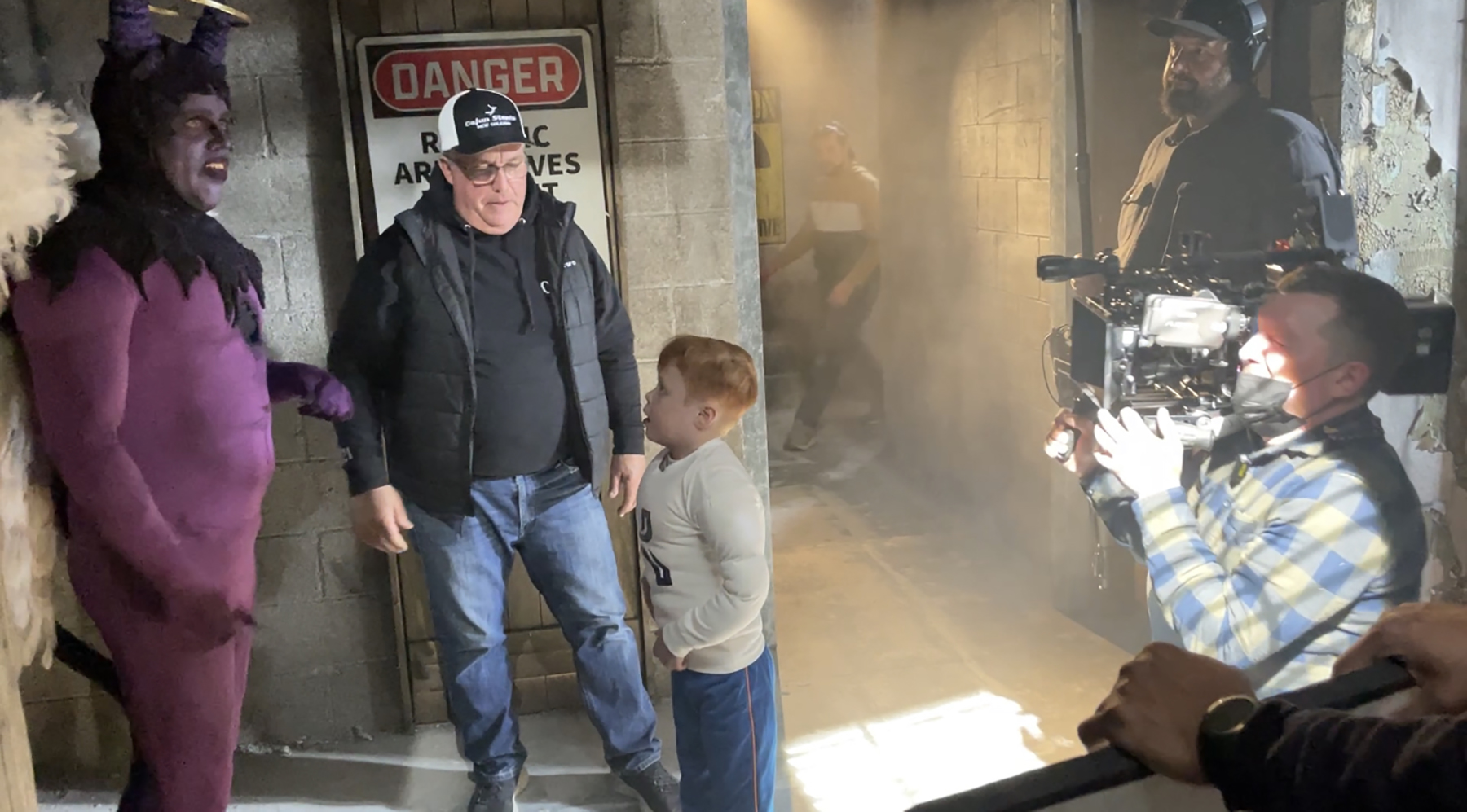 Marshall Sepello, 9, writes, directs and stars in his own superhero movie, "Marshall Man," shot in Liverpool, N.Y., with help from Make-A-Wish CNY and American High. (Molle DeBartolo | American High)