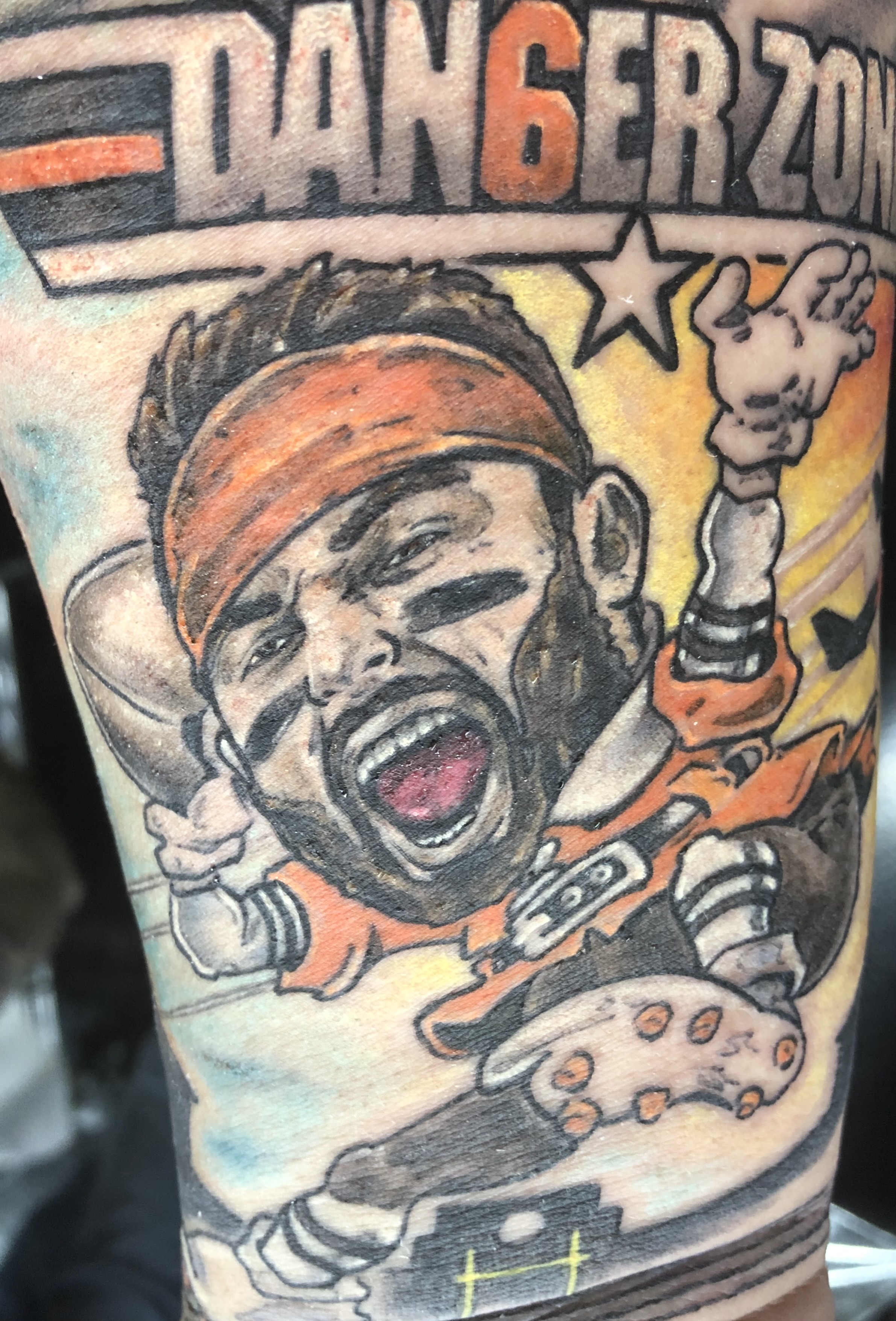 Browns superfan gets Super Bowl tattoo