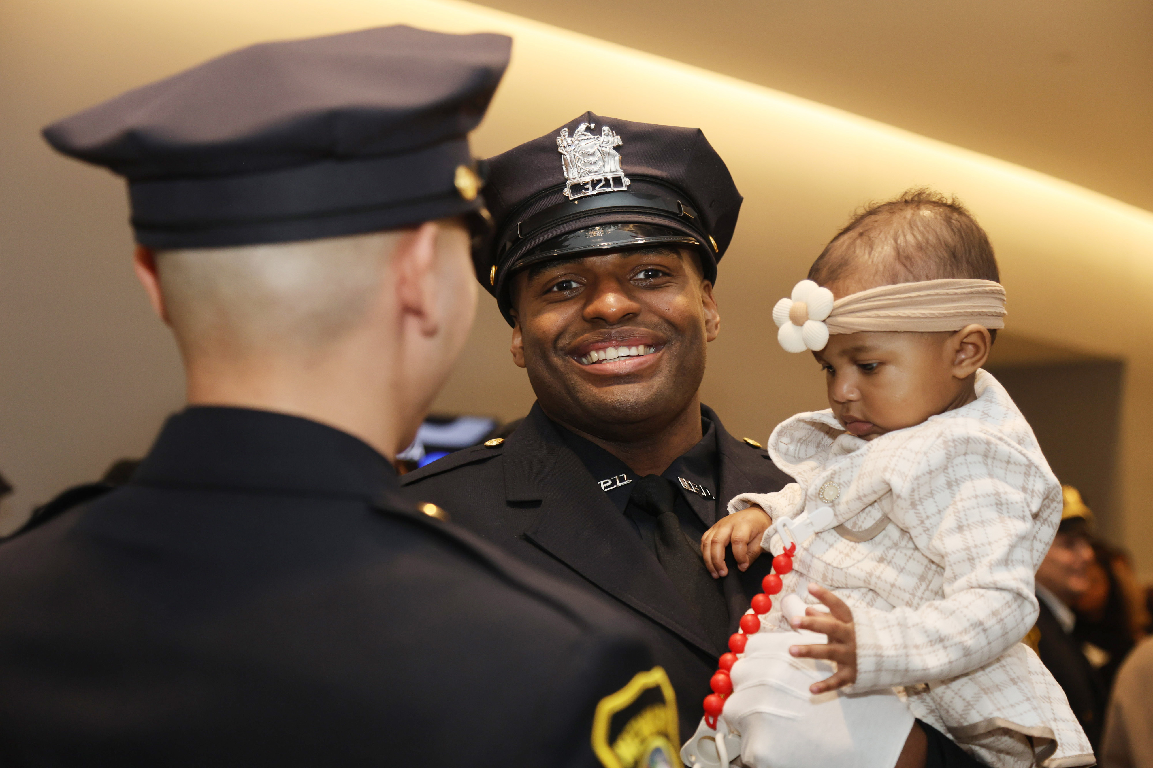 The graduation ceremony for the new class of Newark Police officers ...