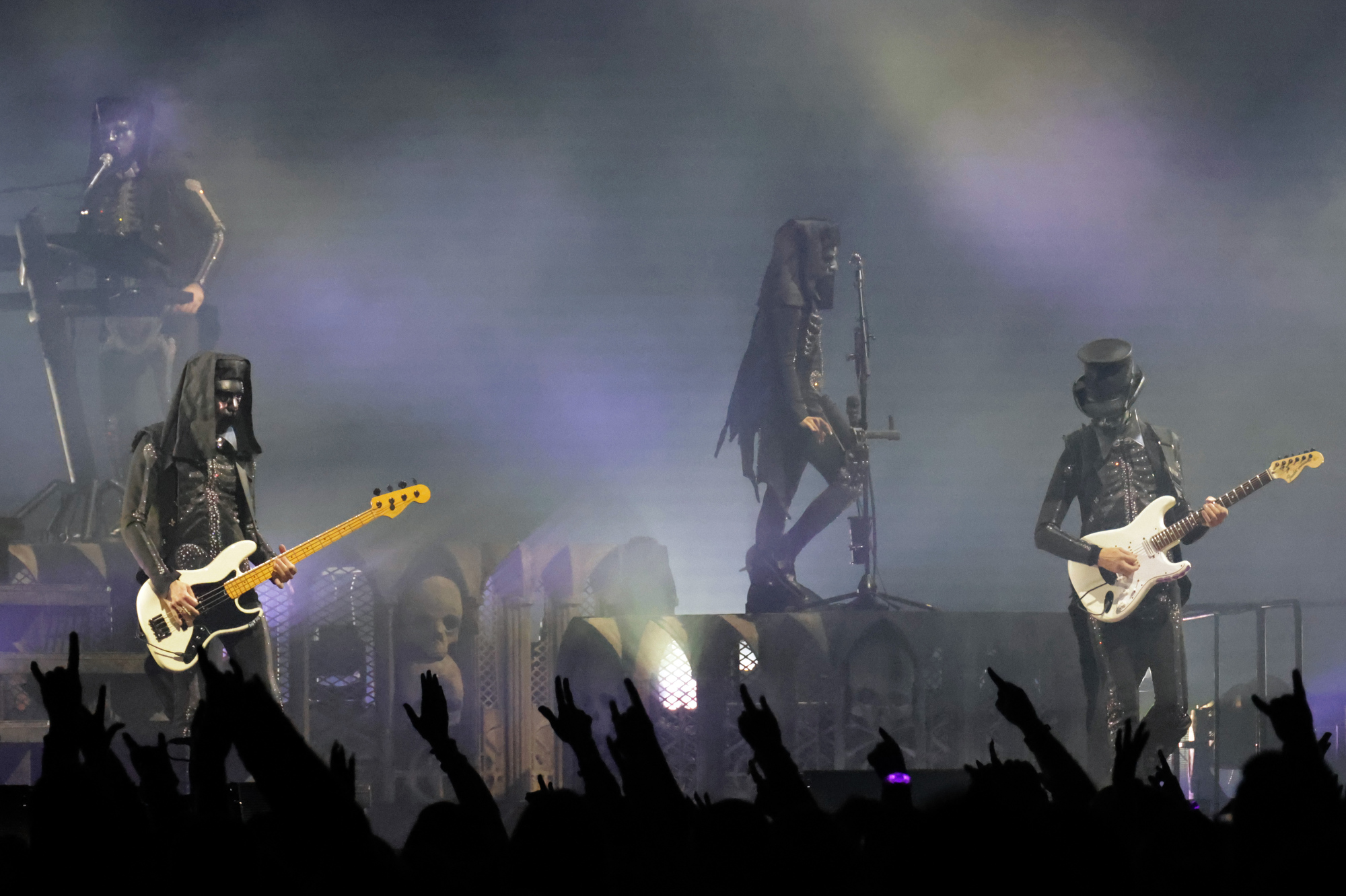 Ghost brings dark theatrics, heavy metal flair to near-capacity