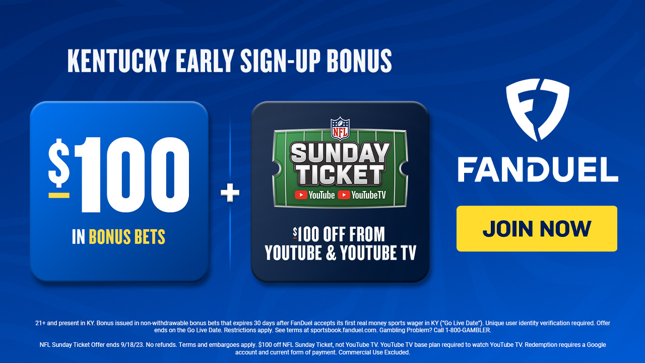 FanDuel Kentucky Promo Code: $200 in Bonuses Post-Legalization - Sports  Illustrated