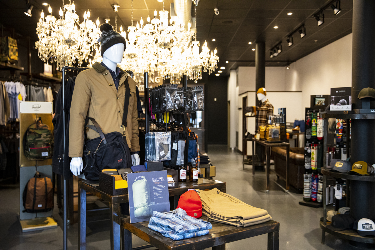 The Waiting Room retail store and in downtown Kalamazoo