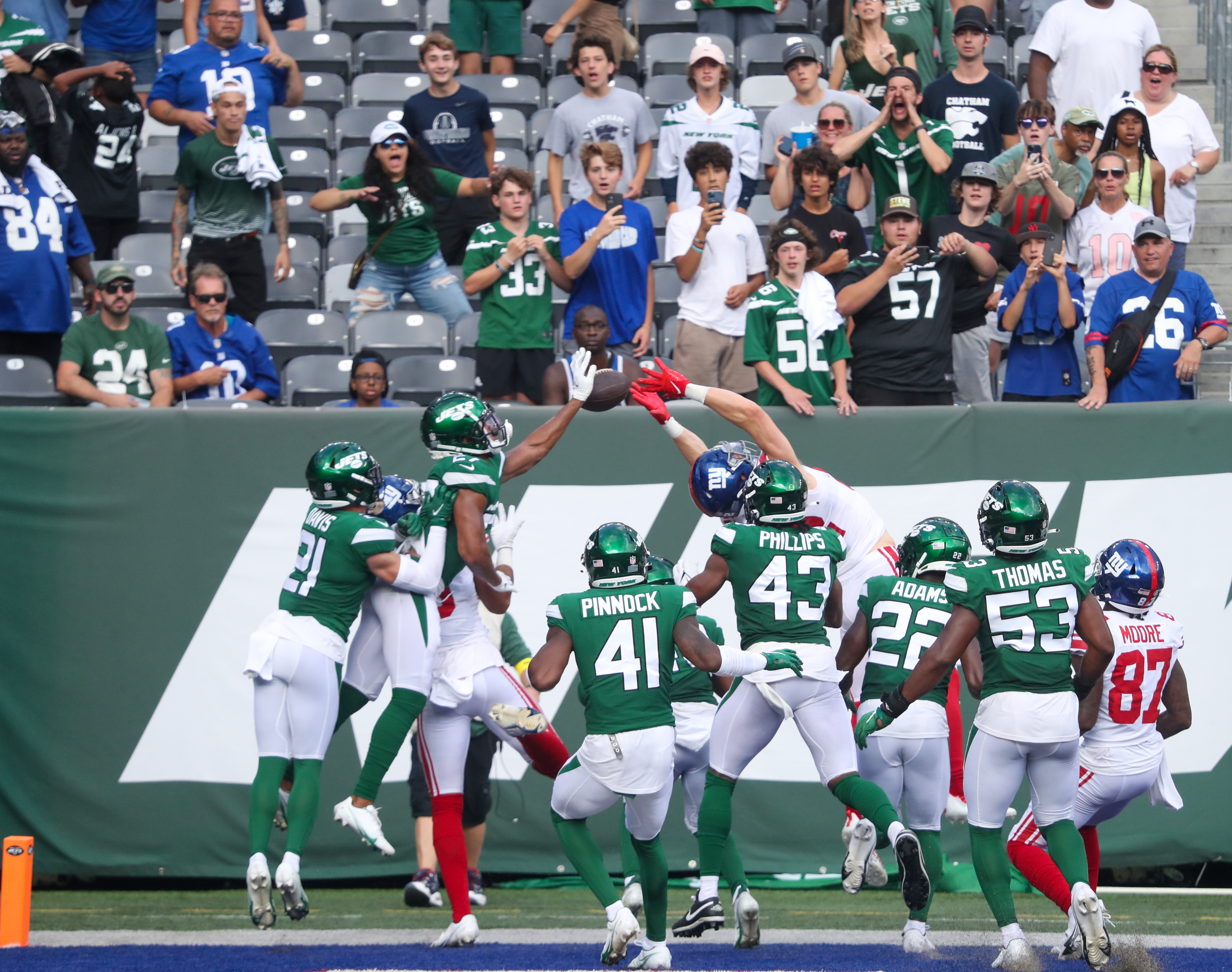 Preview: New York Giants at New York Jets, August 28, 2022